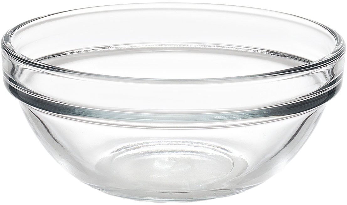 van Well Schale »Chefs, 6 Stück« 6 aus Glas stapelbar, spülmaschinen- und mikrowellengeeignet