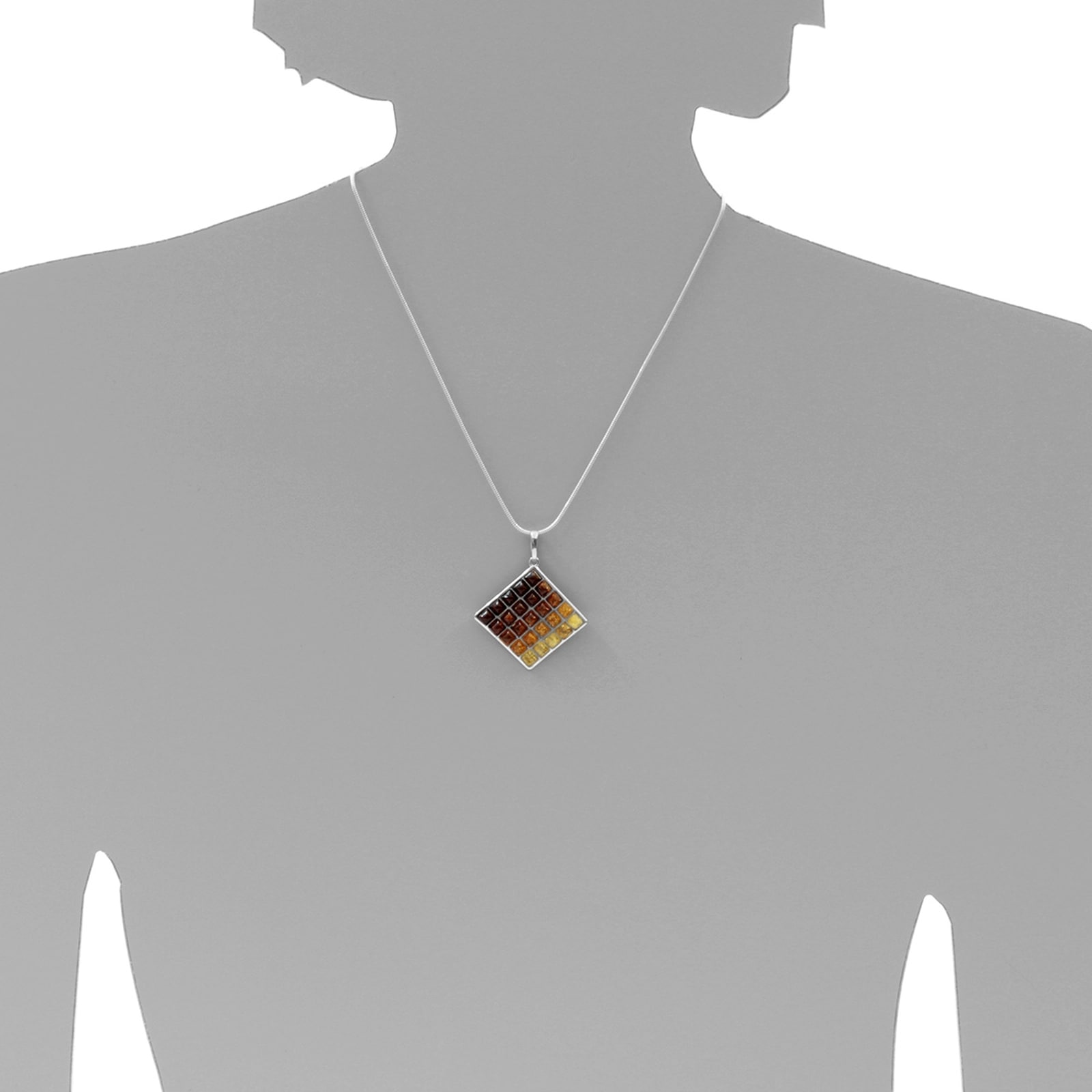 OSTSEE-SCHMUCK Kettenanhänger »- Jeanette - Silber 925/000 - Bernstein«