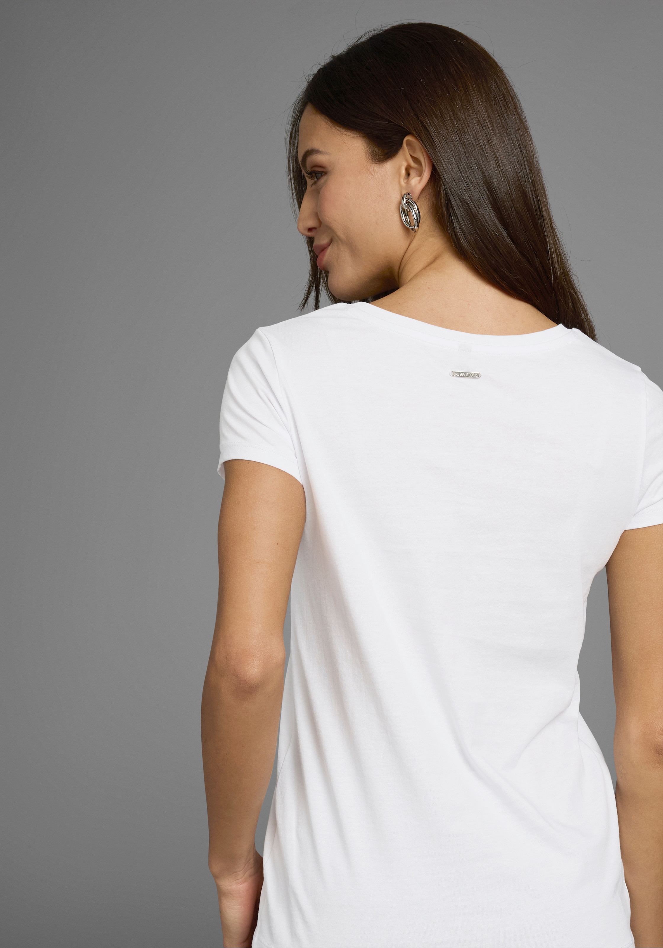 Laura Scott T-Shirt, mit romantischen Floralprint in Pastellfarben