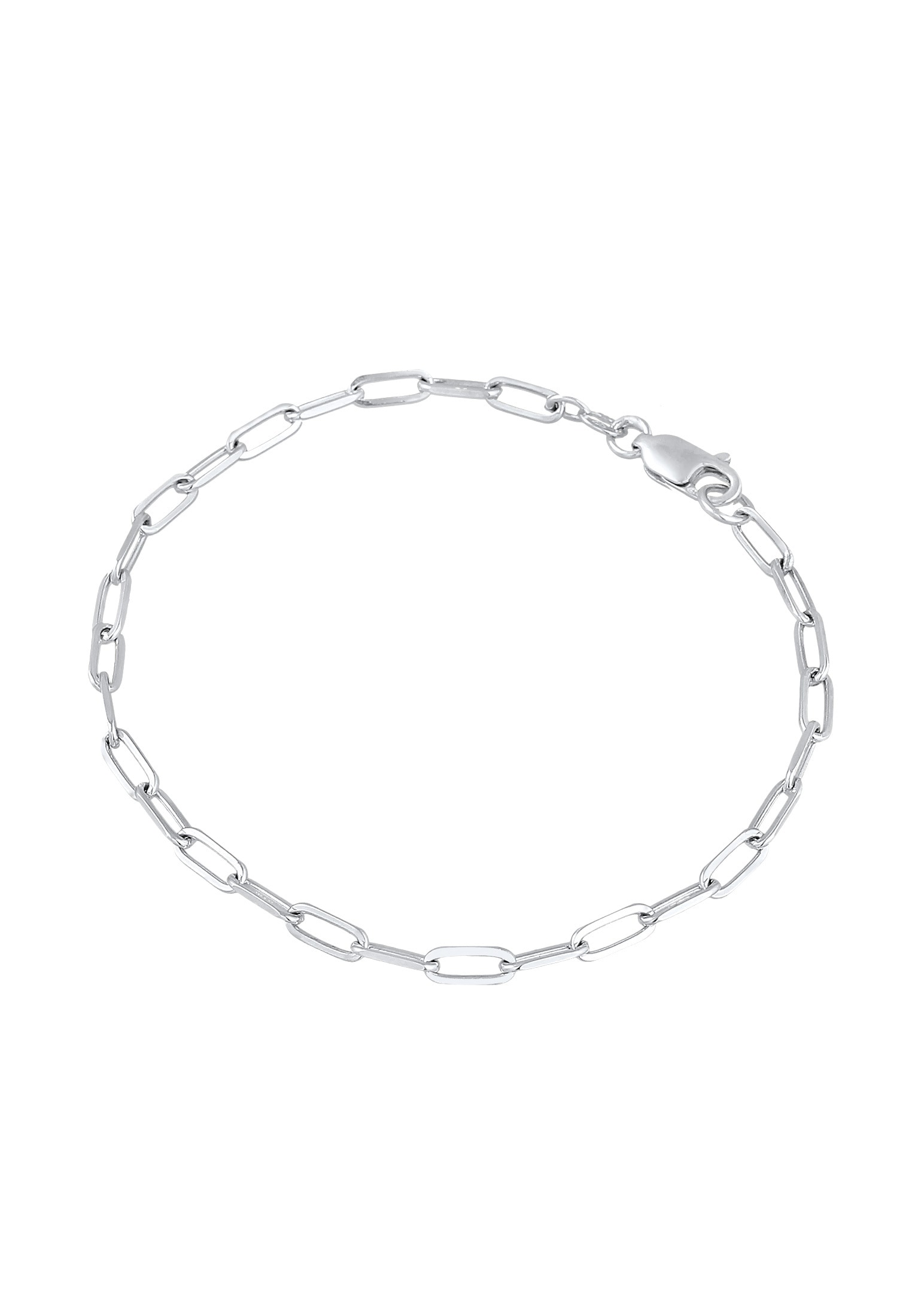 Elli Armkette »Armband Glieder Oval Basic Chunky Chains Optik 925 Silber«