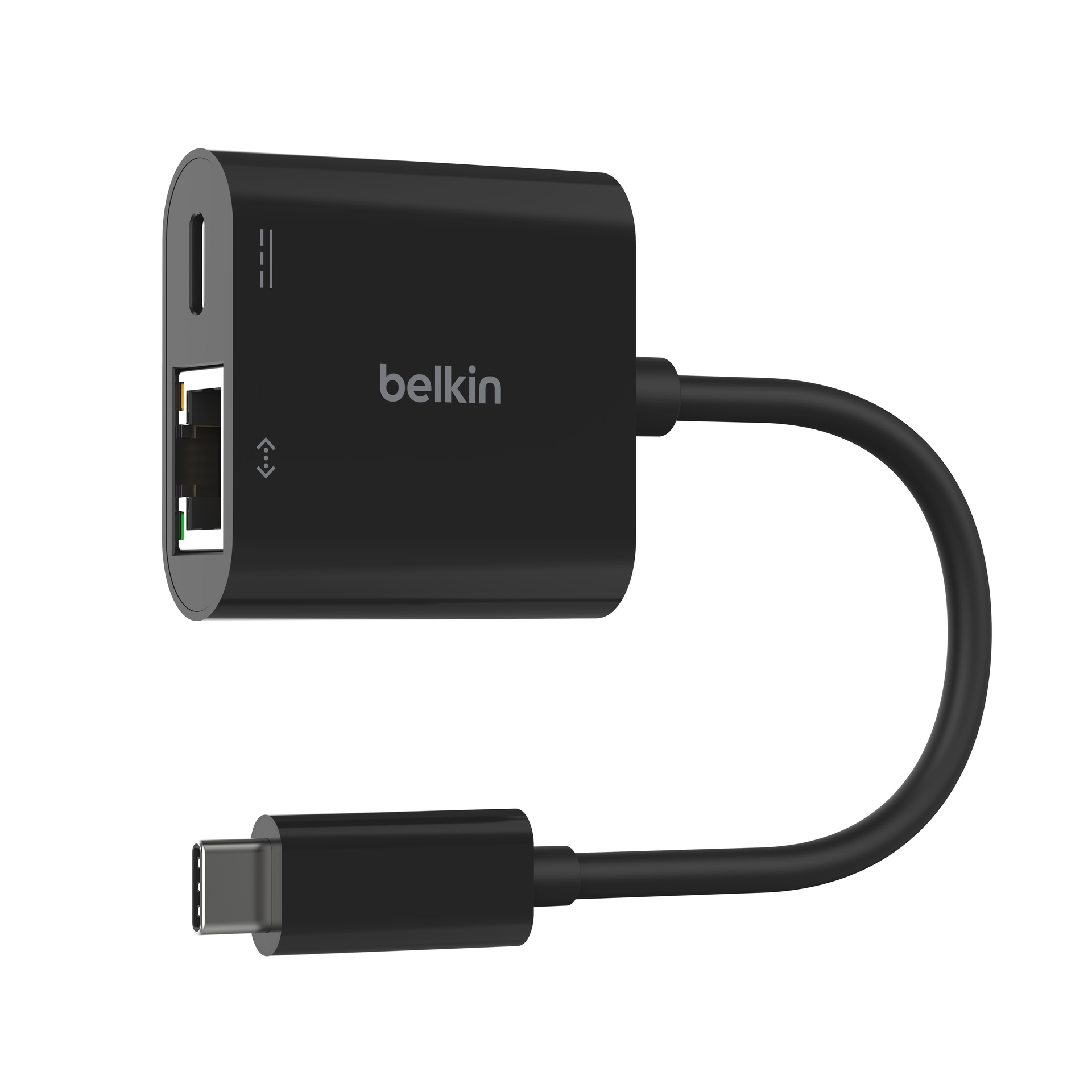 Belkin Netzwerk-Adapter »Connect USB-C zu Ethernet Adapter + 100 W Power Delivery«,...