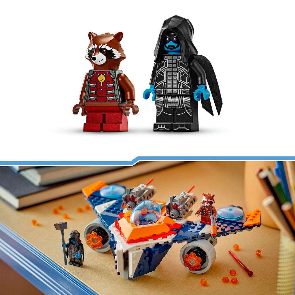 LEGO® Konstruktionsspielsteine »Rockets Raumschiff vs. Ronan (76278), LEGO Super Heroes«, (290 St.)