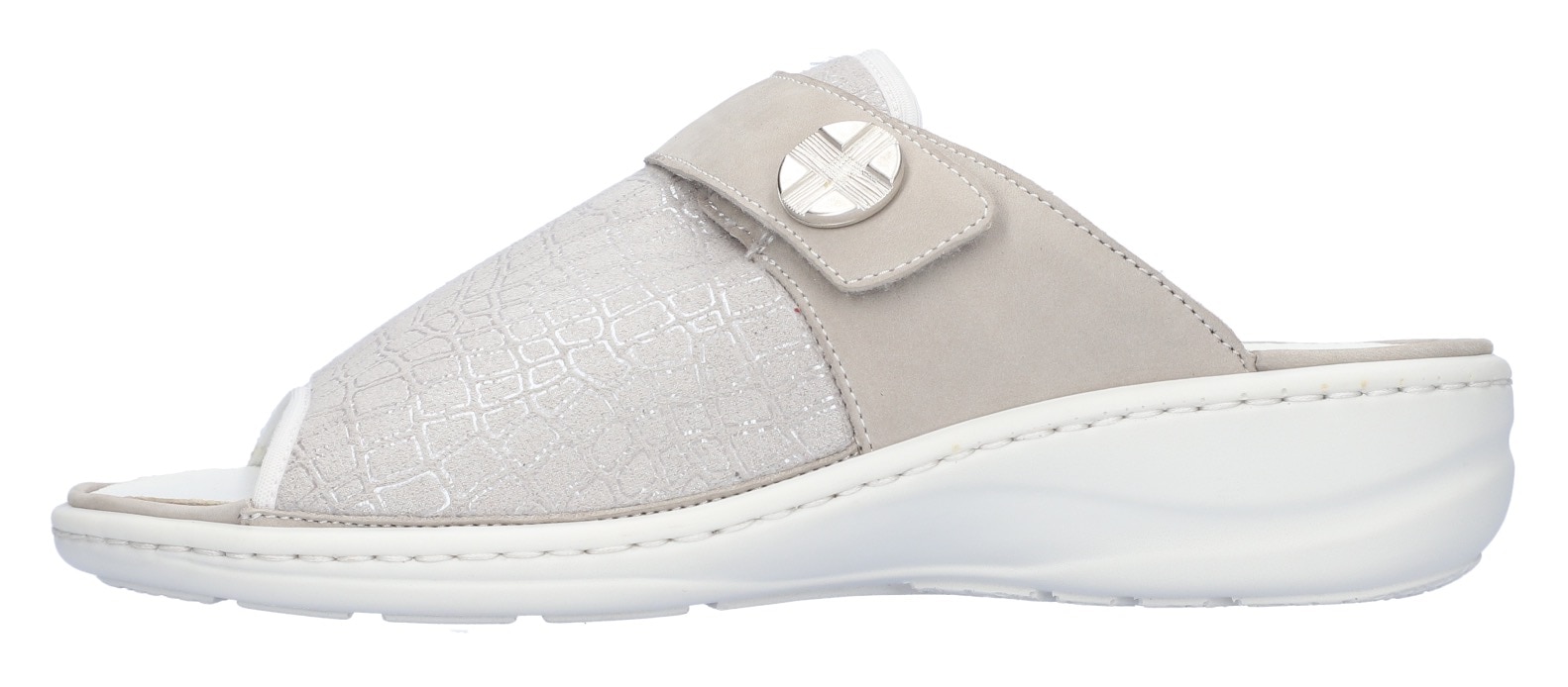 Waldläufer Pantolette »HERIA«, Bequemschuh, Hausschuh, Sommerschuh in Komfortweite H=sehr weit