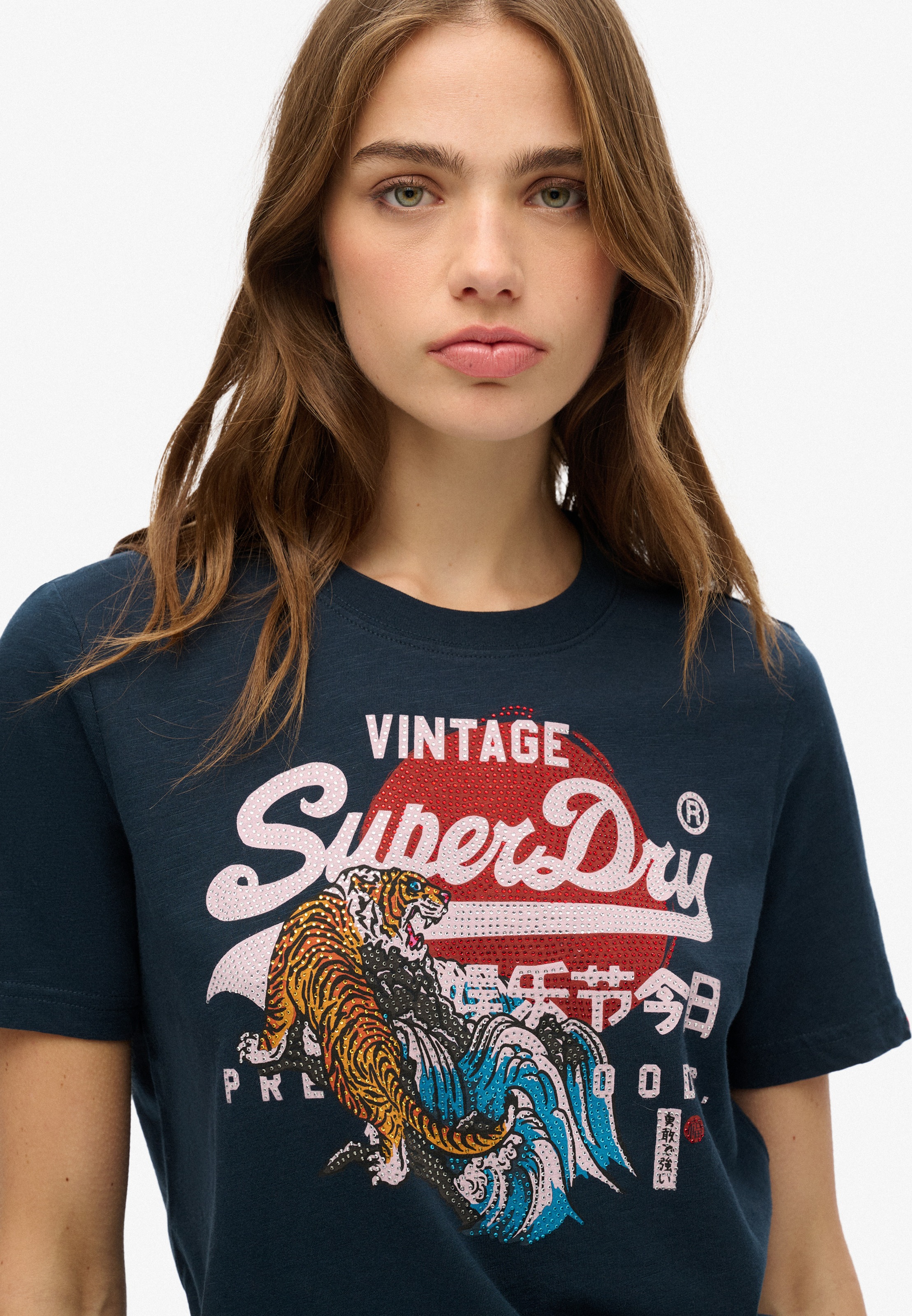 Superdry Kurzarmshirt »VL TOKYO RELAXED TEE«