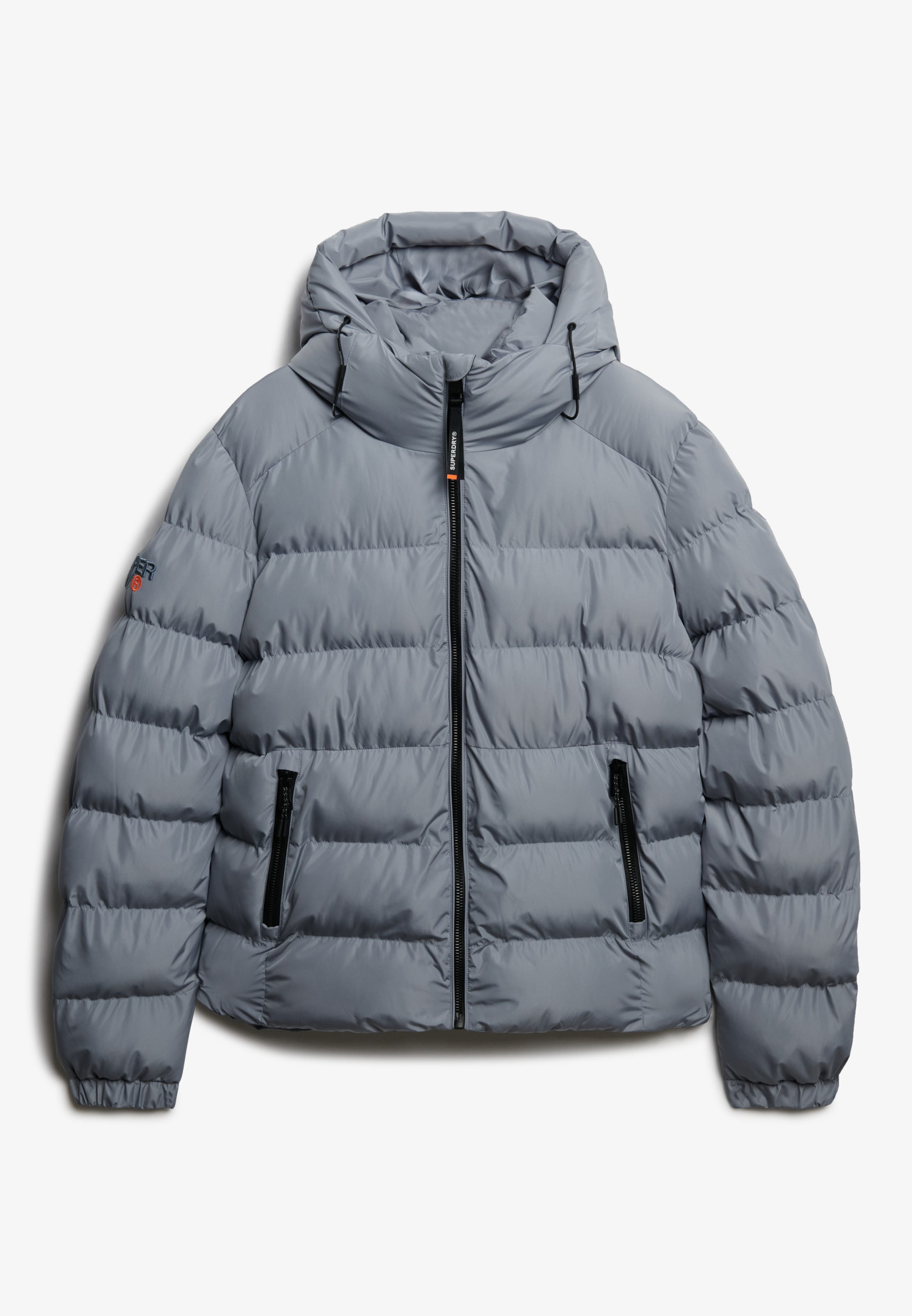 Superdry Steppjacke »HOODED SPORTS PUFFER JACKET« mit Kapuze Kunstfaser, relaxed fit