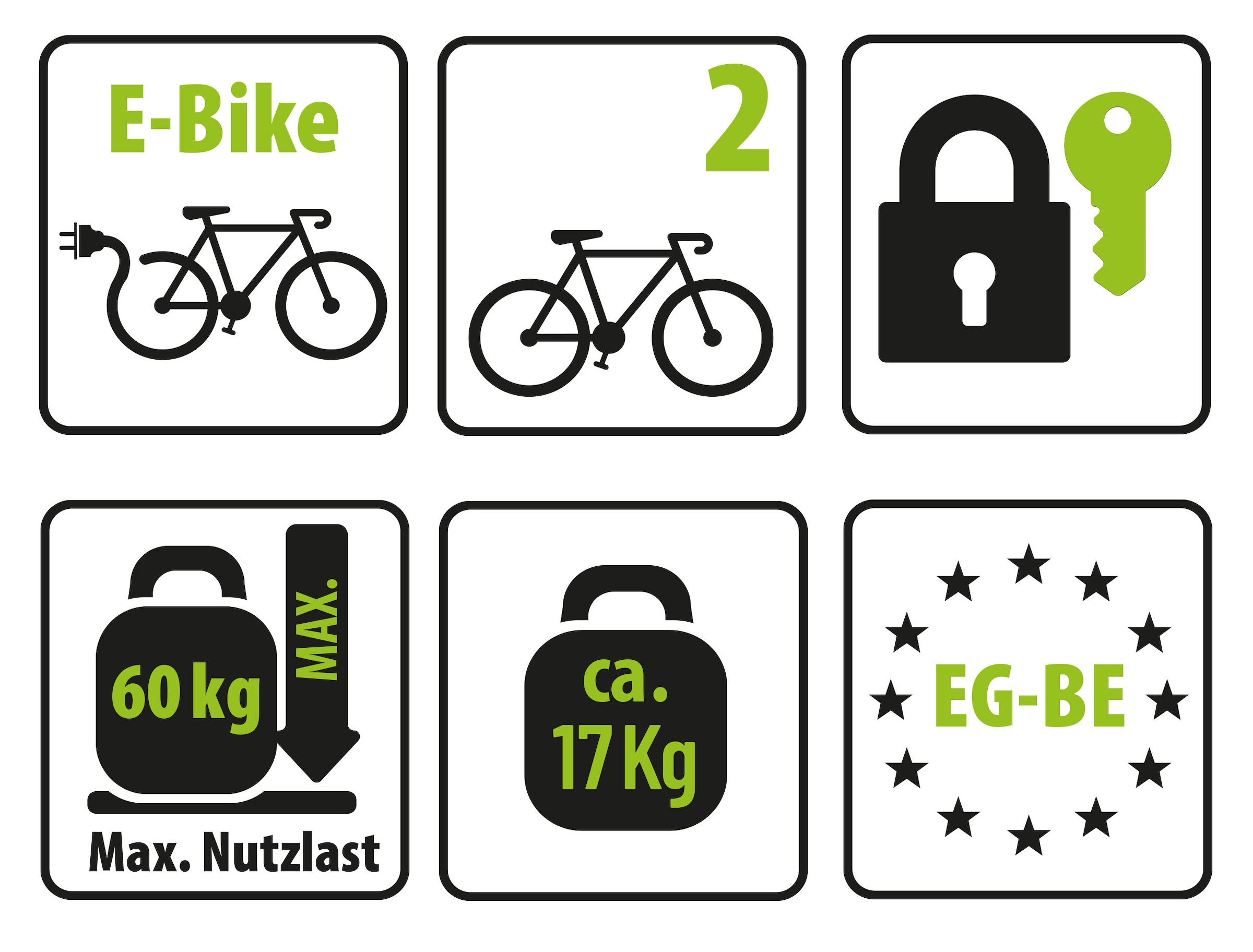 EUFAB Kupplungsfahrradträger »EUFAB 11600 Fahrradträger ProBC2«