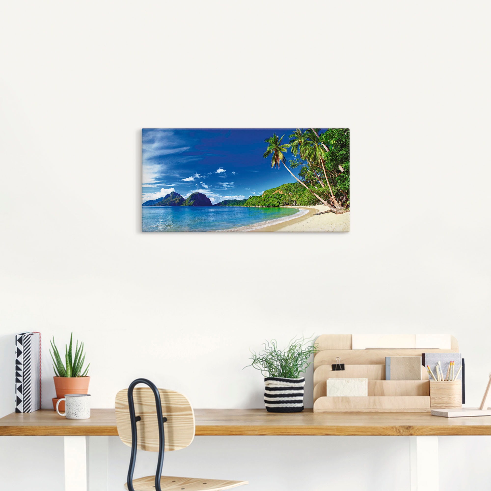 Artland Wandbild »Paradies«, Küste, (1 St.), als Leinwandbild, Poster, Wandaufkleber in verschied. Größen