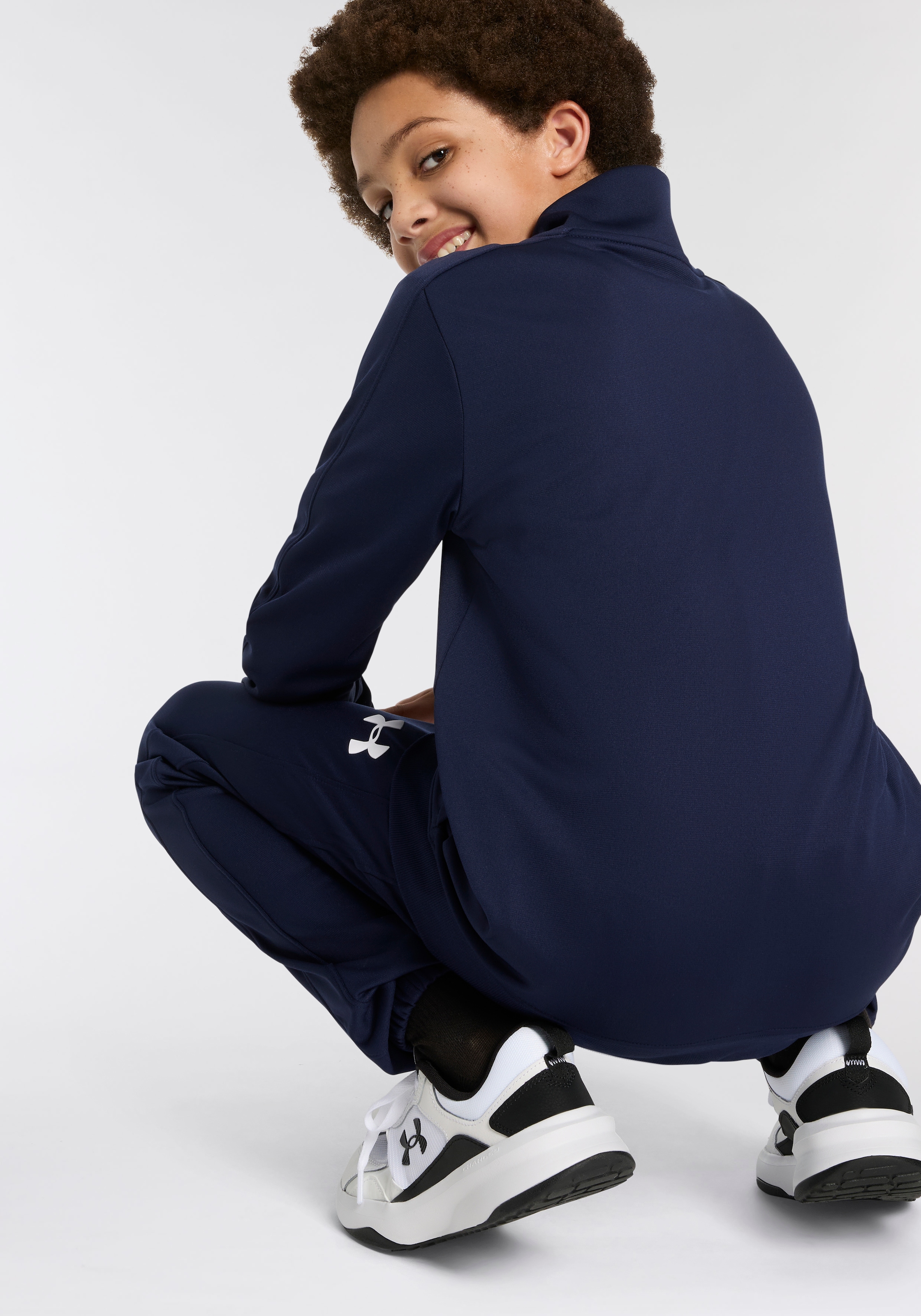 Under Armour® Trainingsanzug »UA RIVAL KNIT TRACK SUIT« 1 Stk. tlg. Für Kinder - Material innen weich angeraut