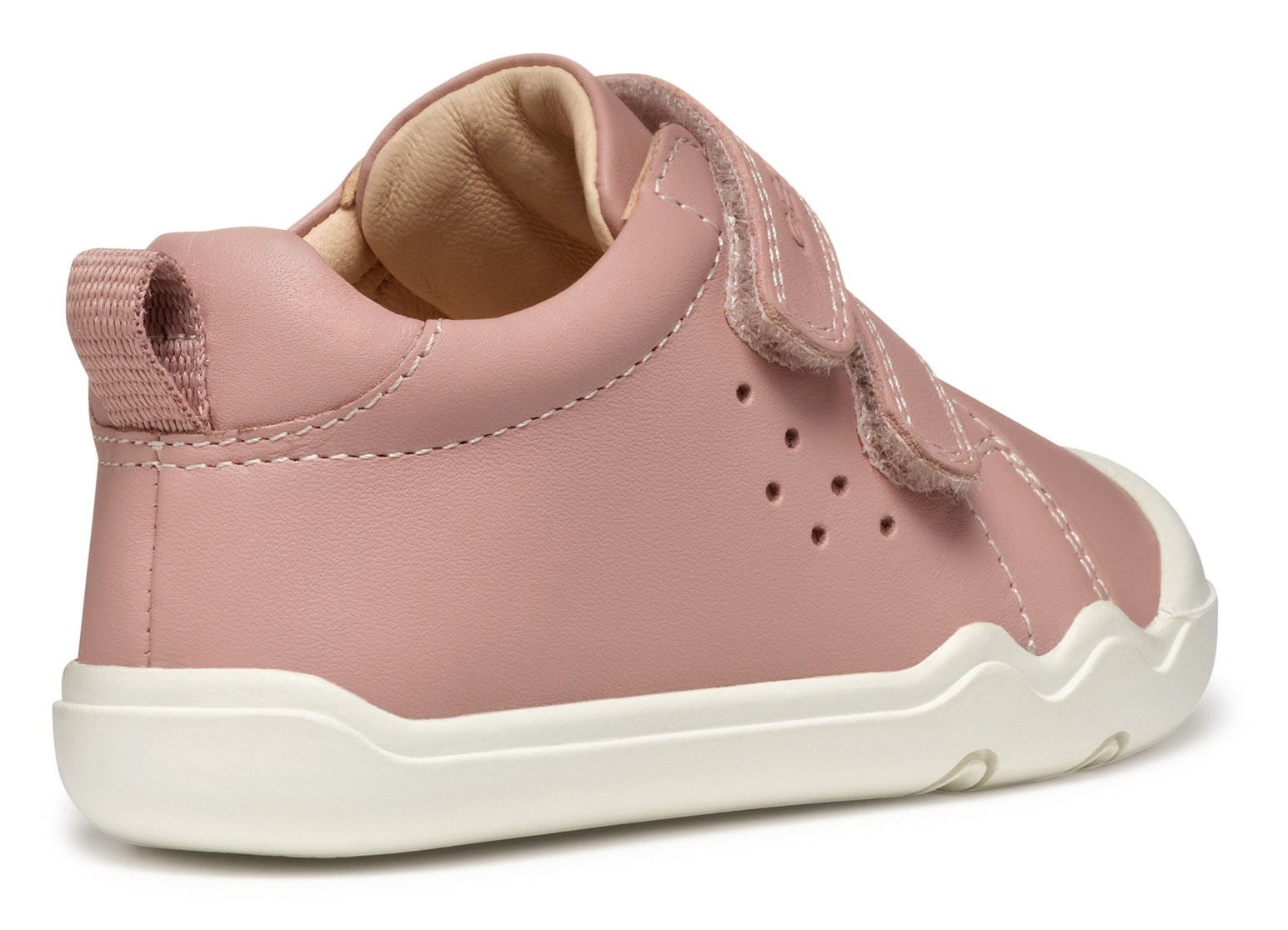 Geox Sneaker »B STEPPIEUP GIRL«  , Sneaker, Klettschuh, Babyschuh mit modischer Perforierung