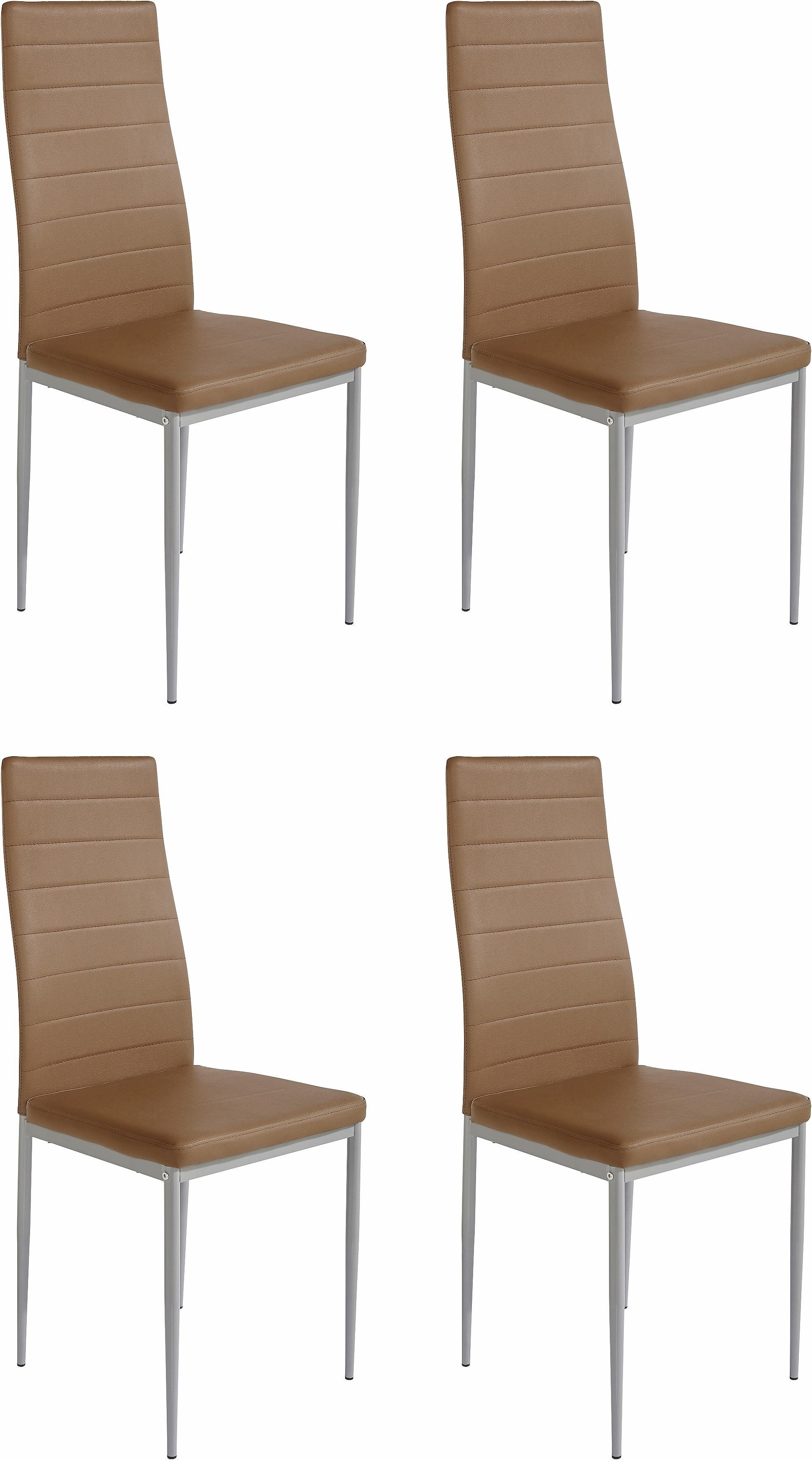 Homexperts Esszimmerstuhl »Pegasus« (Set) 4 Stk.Bezug in Kunstleder