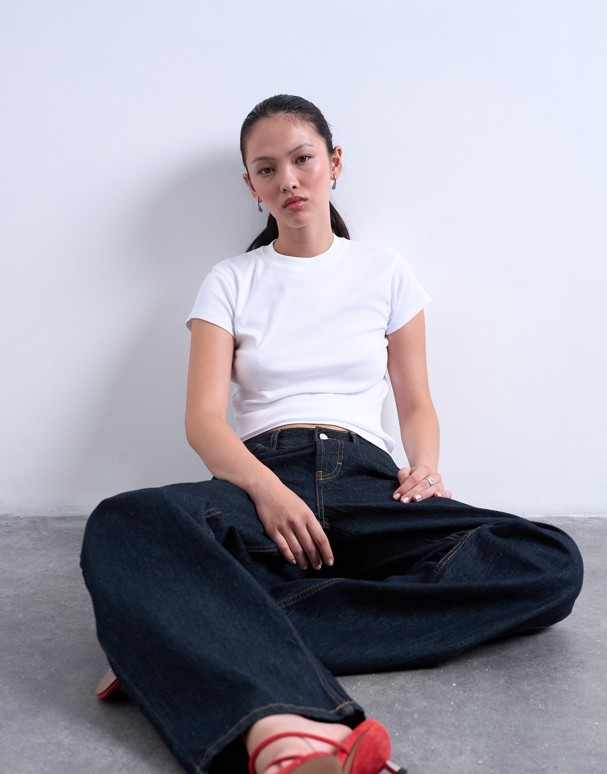 TOPSHOP Rundhalsshirt »TSEVERYDAY SS TOP JRS NOOS« Baumwolle, regular fit