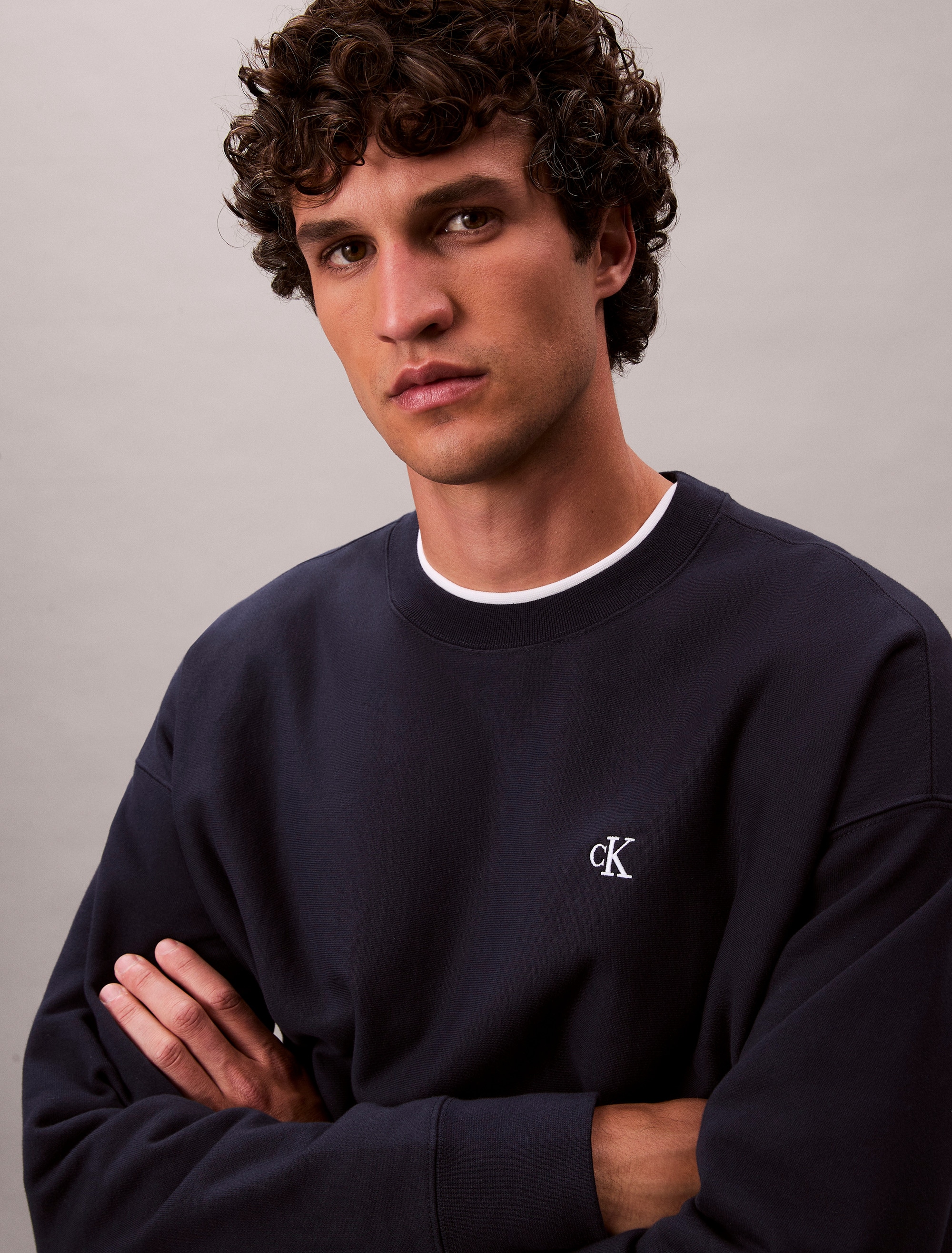 Calvin Klein Jeans Sweatshirt , regular fit, Rundhalsausschnitt
