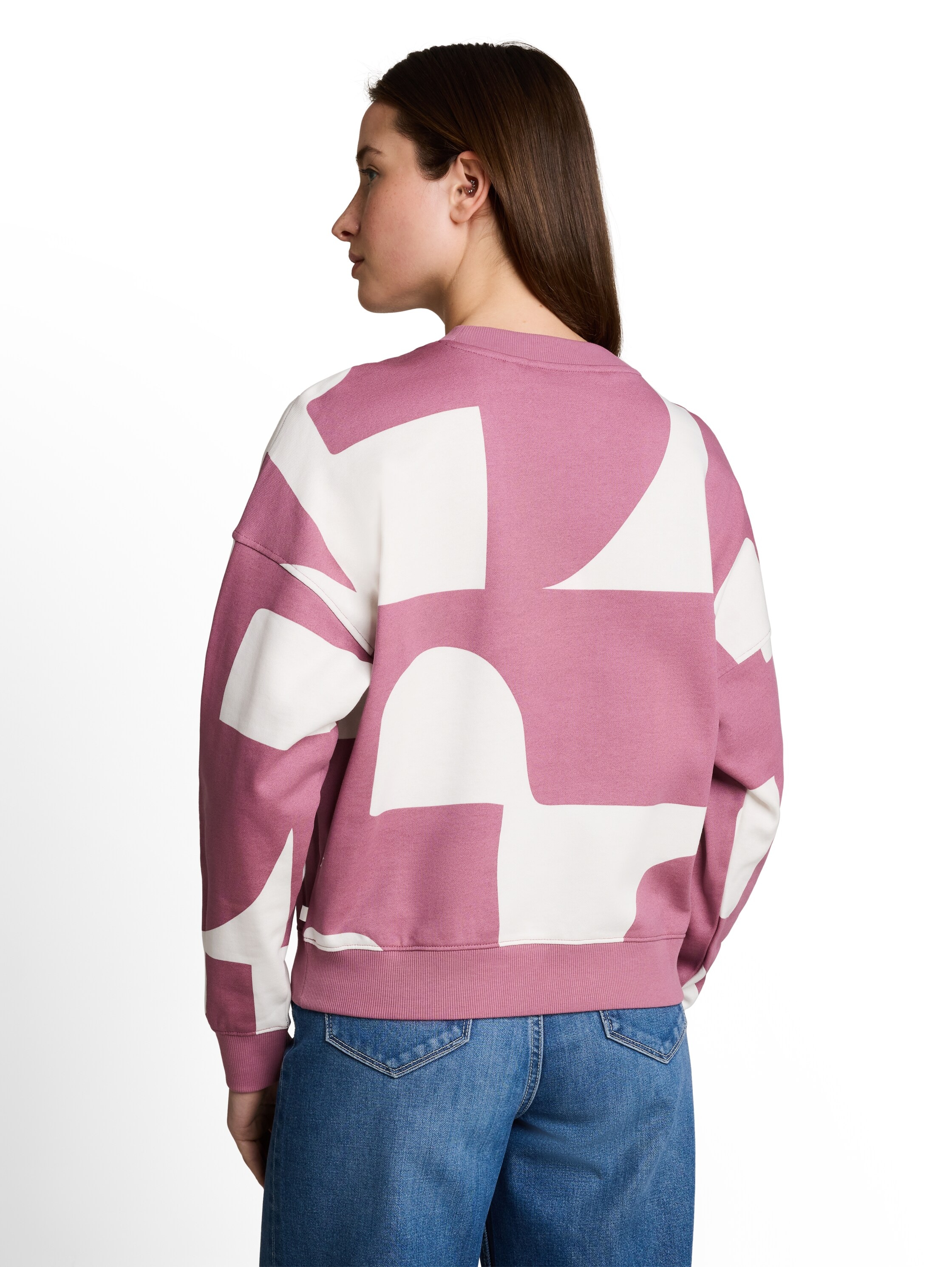 TOM TAILOR Denim Sweatshirt , mit All-Over Print
