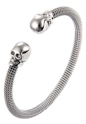 Armspange »Schmuck Geschenk Armschmuck Armband Meschkette Totenkopf Scull«, mit...