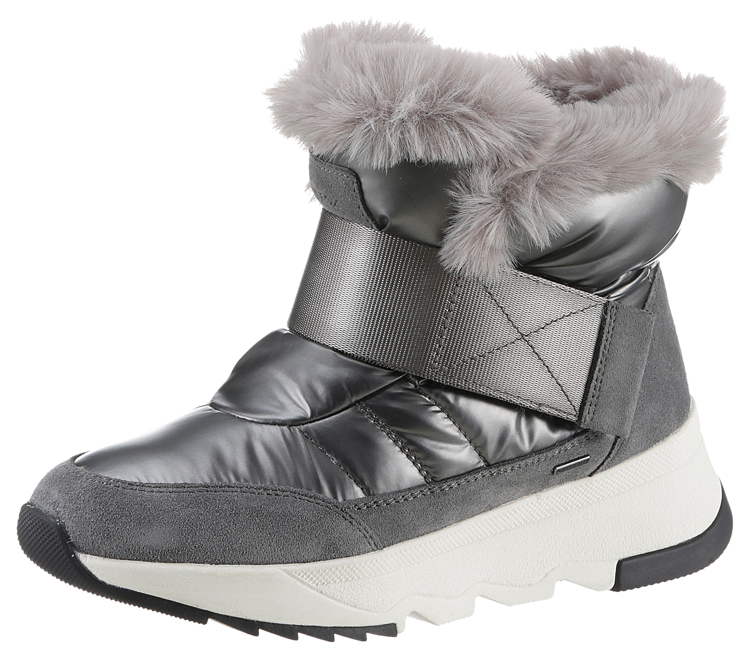 Winterboots »D FALENA B ABX«, Schnee, Winter, Keilabsatz, Schlupfschuh mit...