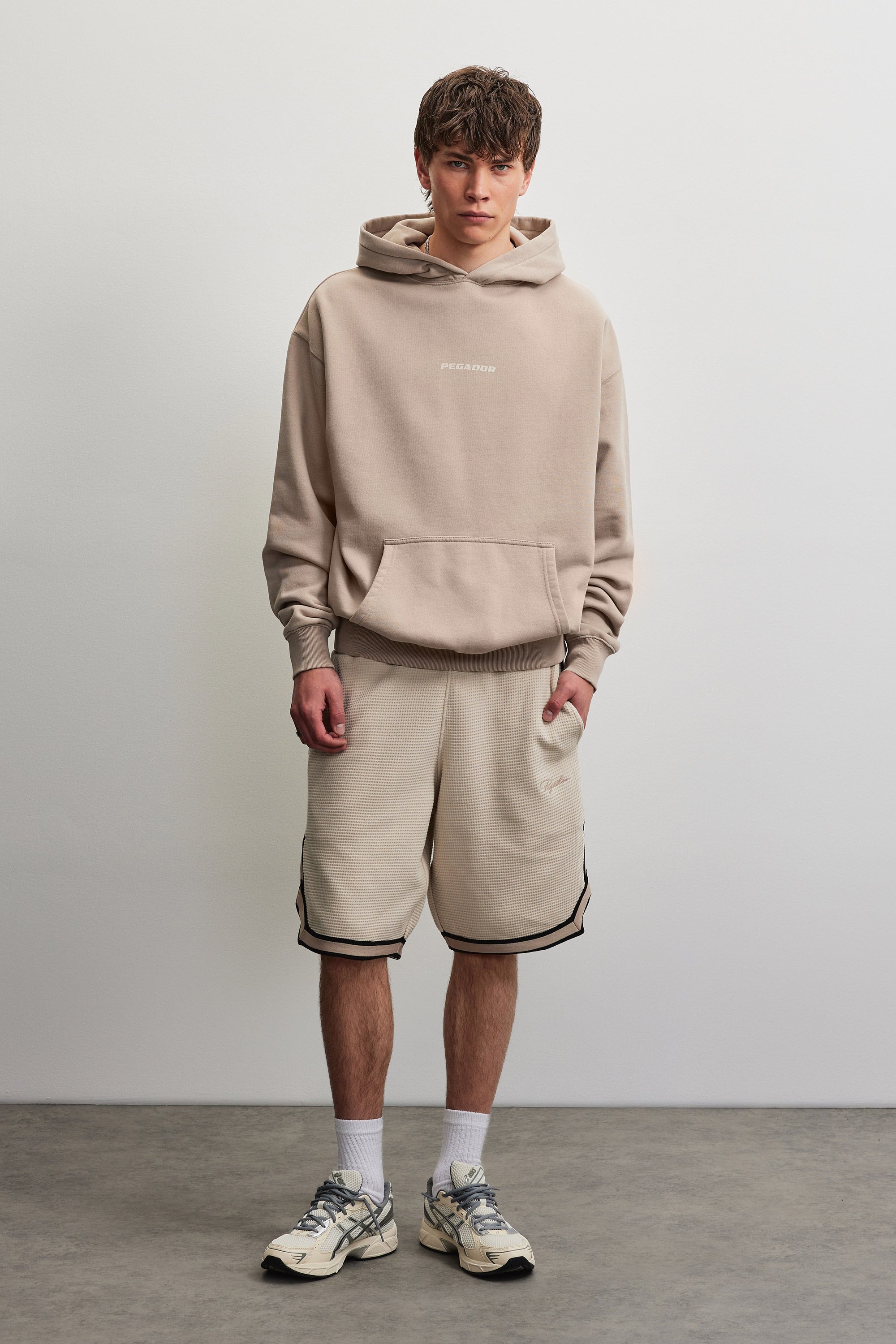 PEGADOR Kapuzensweatshirt »COLNE LOGO OVERSIZED HOODIE«, Baumwollmischung, oversize
