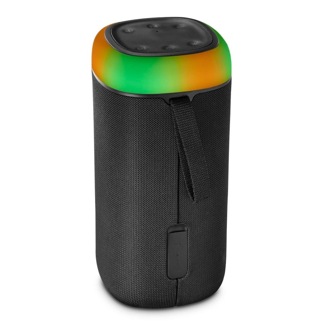 Hama Bluetooth-Lautsprecher »Bluetooth Box LED 30 W Xtra Bass 360ᵒ Sound, wasserdicht nach IPX 4«