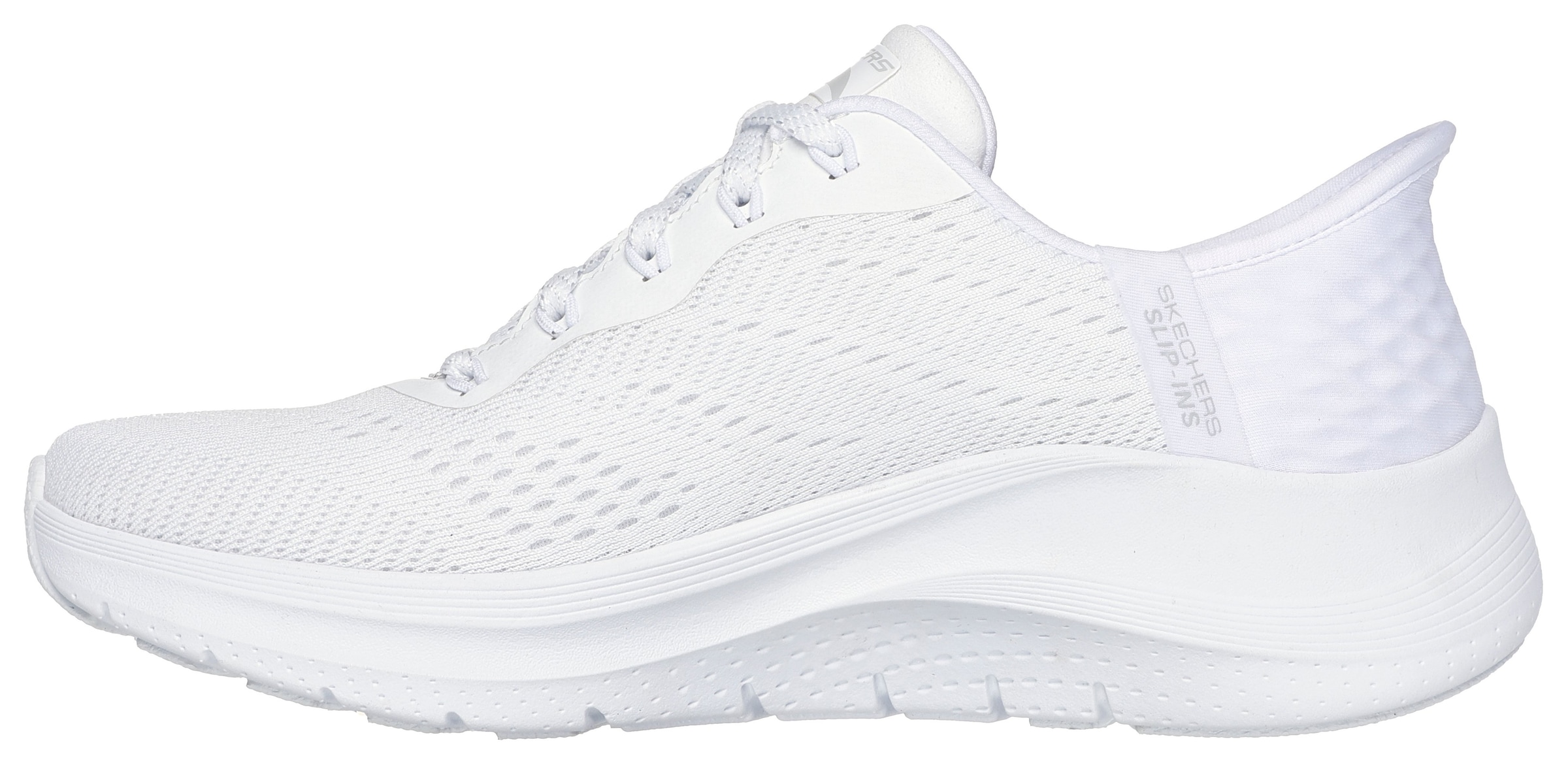 Skechers Slip-On Sneaker »ARCH FIT 2.0-EASY CHIC«, Schlupfschuh, Vegan mit elastischer Bungee Schnürung