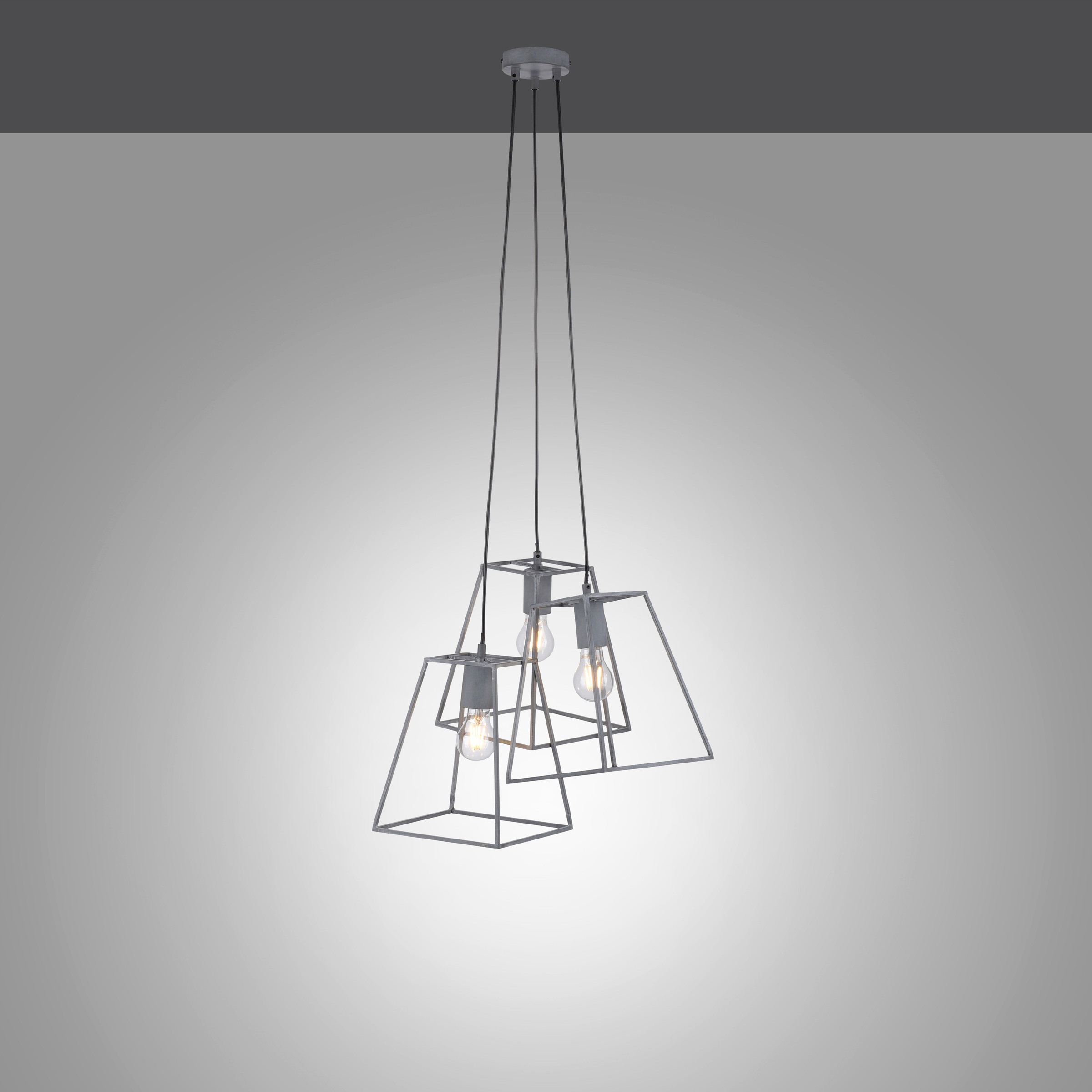 JUST LIGHT Pendelleuchte »PELETTON« E27 1 Stk. ExklusiveE27 ,