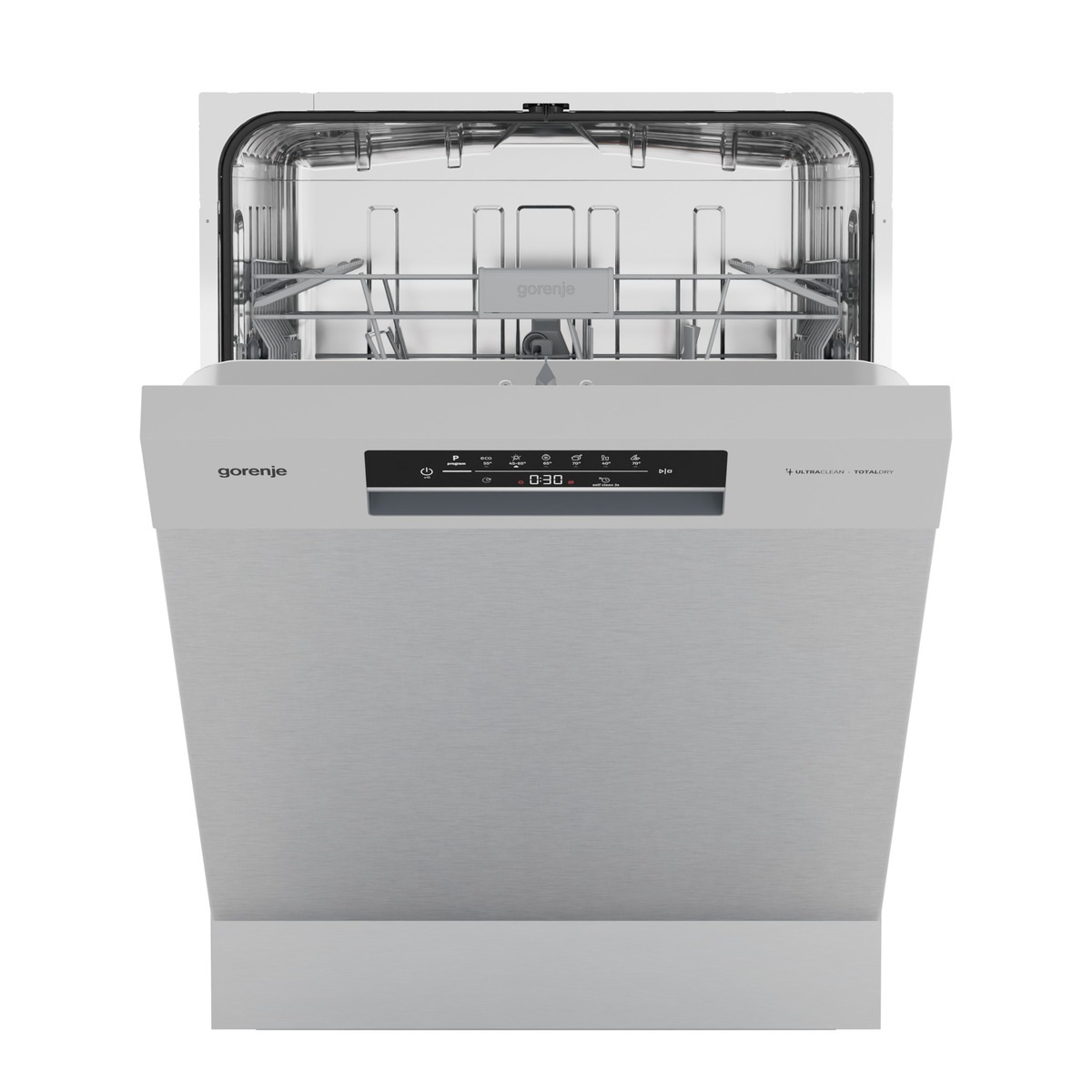 GORENJE Unterbaugeschirrspüler »GU642C90X« 9,7 l 14 tlg. Maßgedecke auto. Türöffnung, Hygiene Programm, Startzeitvorwahl