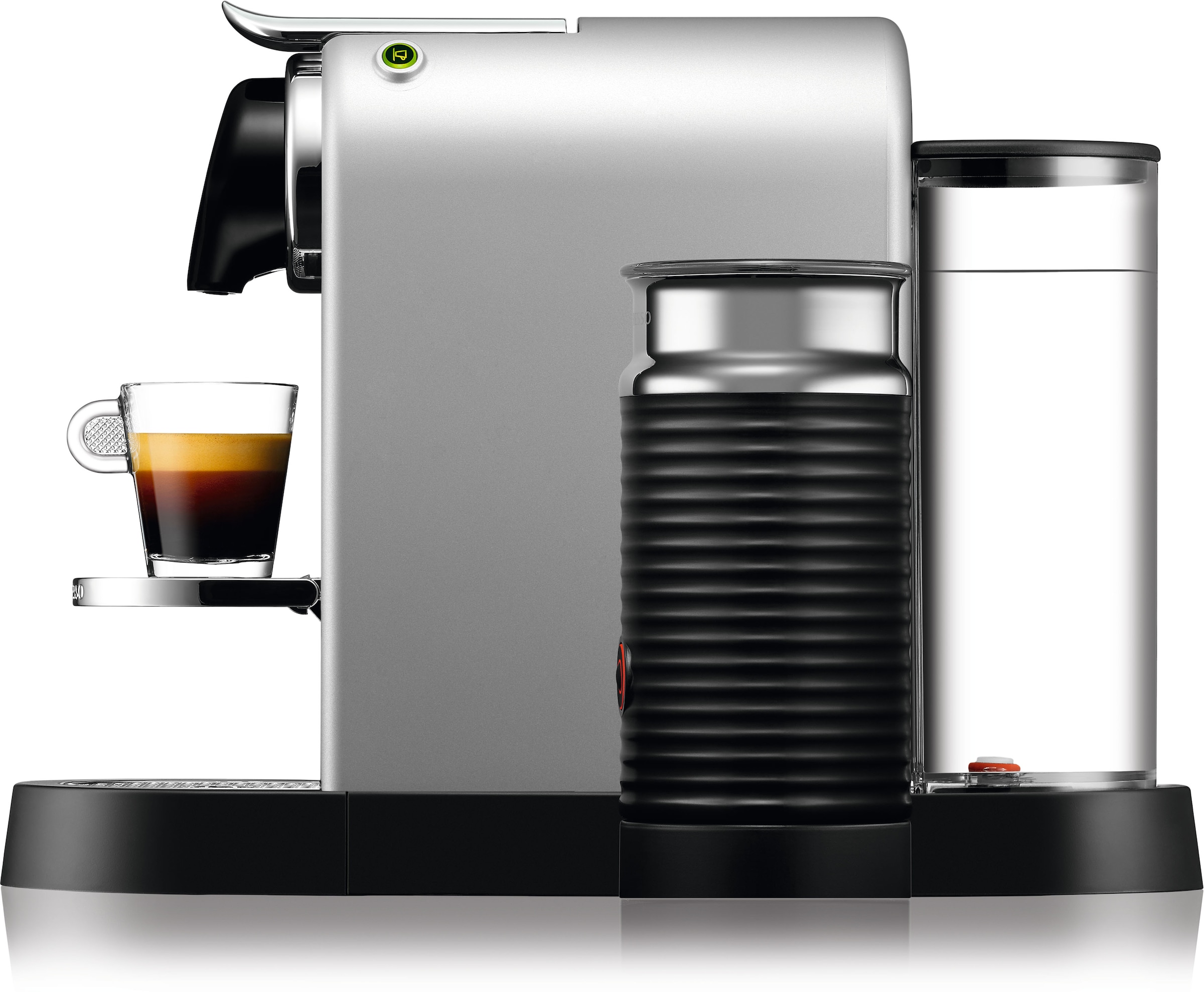 Nespresso Kapselmaschine »XN761B CitiZ & Milk von Krups«, inkl. Aeroccino Milchaufschäumer, Willkommenspaket mit 14 Kapseln
