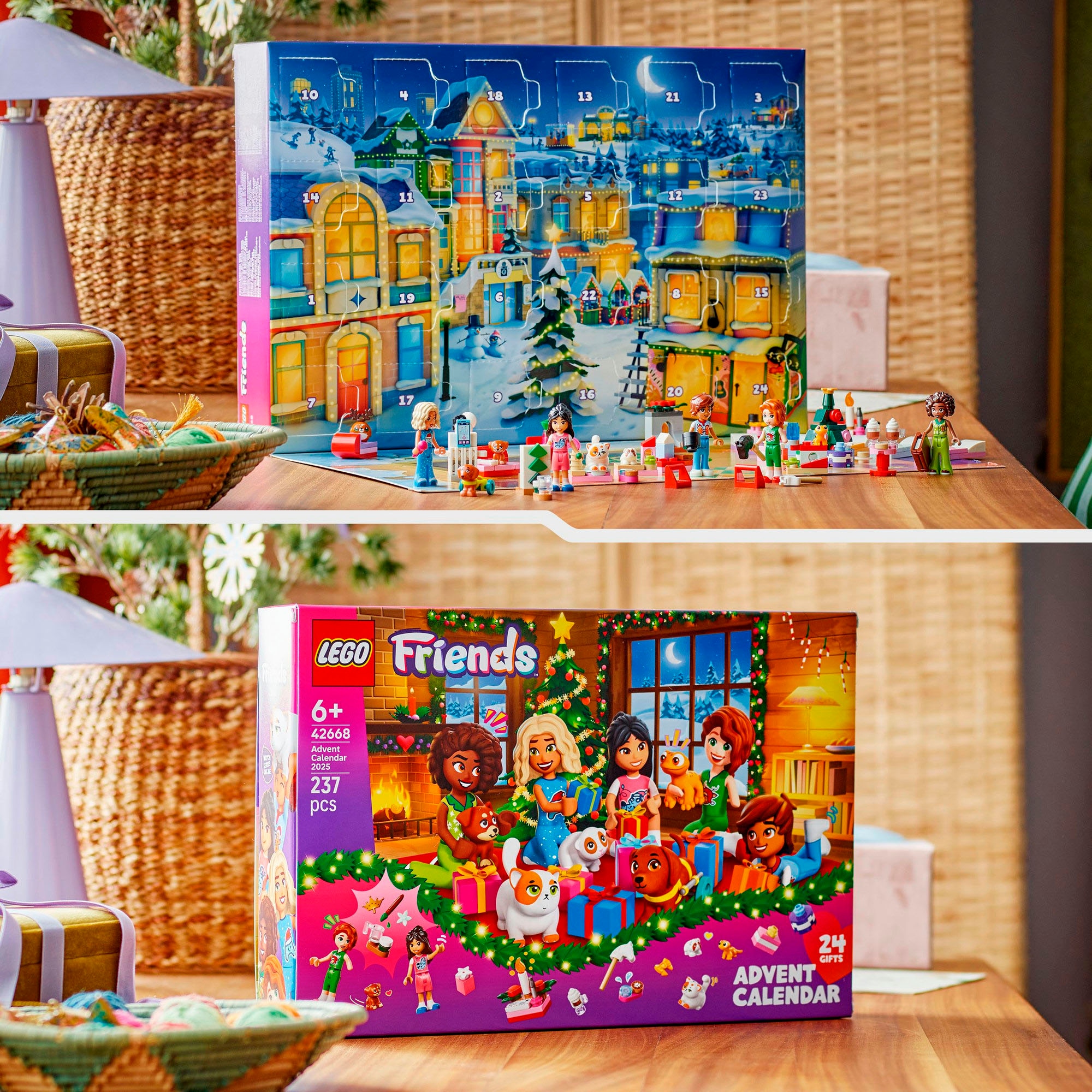 LEGO® Spielzeug-Adventskalender »Spielbausteine, (42668), LEGO Friends« ab 6 Jahren Made in Europe