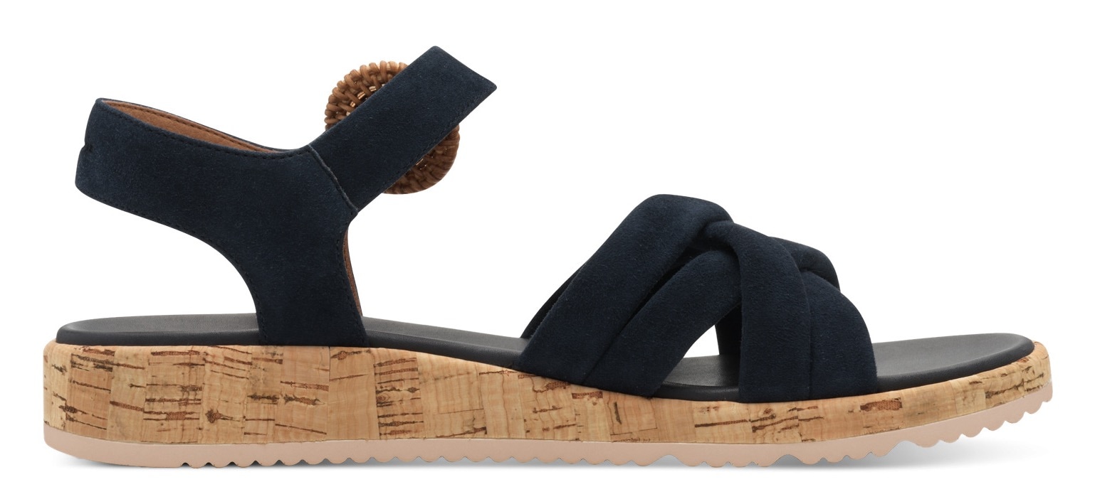 Tamaris Sandalette  , Plateau, Sommerschuh, Riemchensandale mit hübscher Zierschnalle