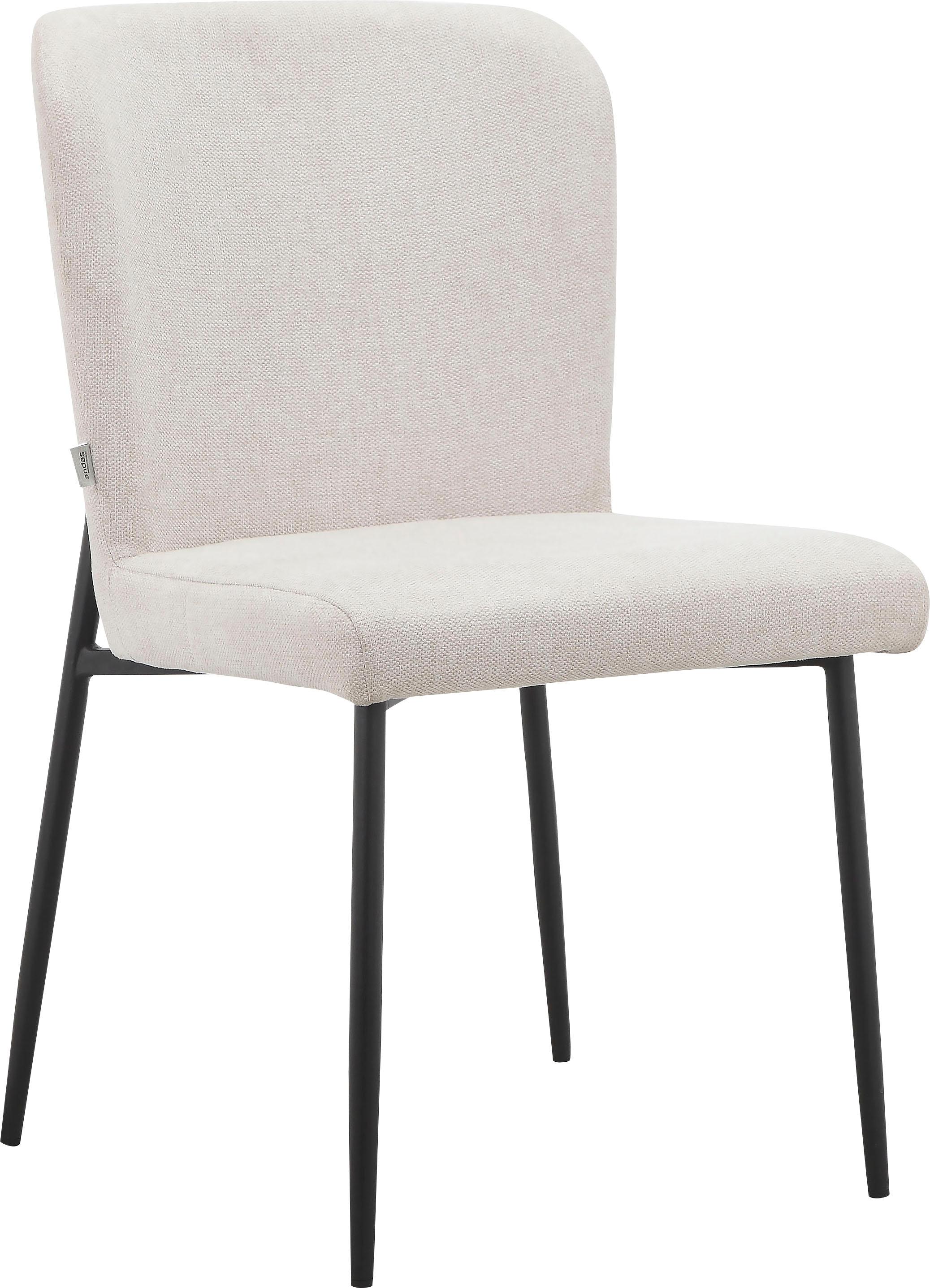 andas Esszimmerstuhl »Lieska«, (Set), 2 St., Webstoff, Polsterstuhl, Küchenstuhl, Sitzhöhe 47,5 cm