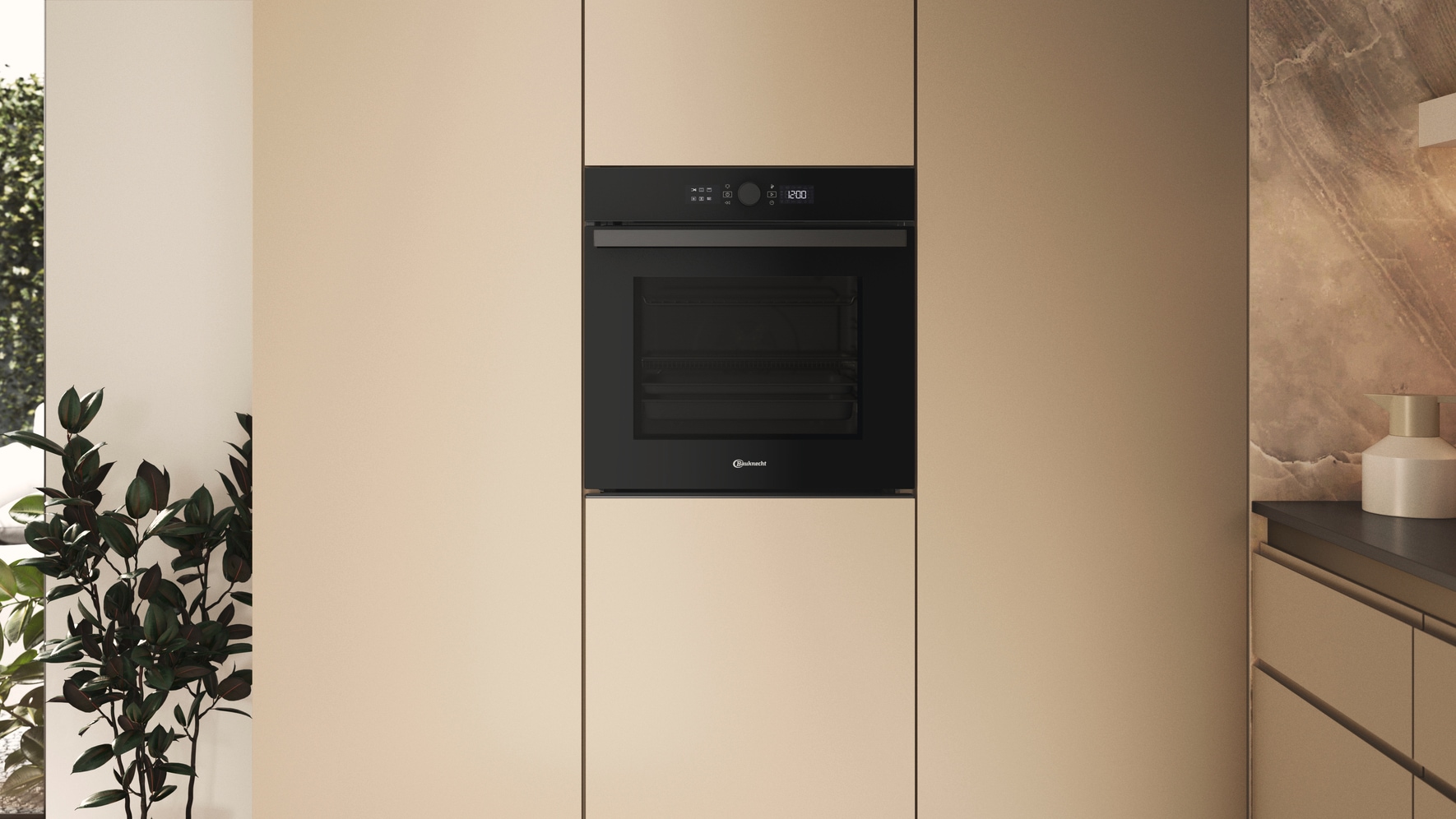 BAUKNECHT Backofen-Set »BAKO 940 Airfry Flex« mit Teilauszug Set, 2 Stk. tlg. AirFry-Funktion – die gesündere Alternative zur Fritteuse