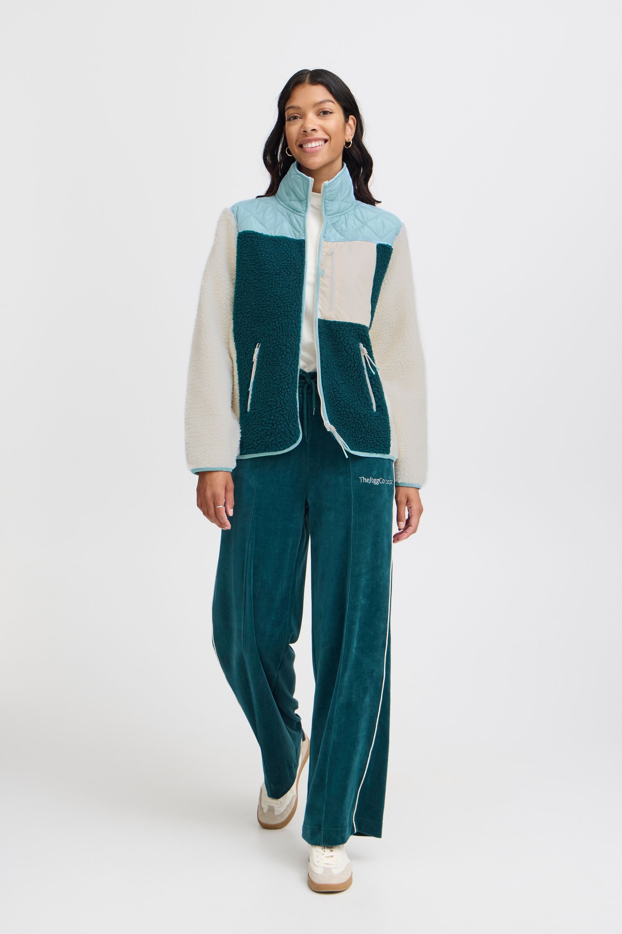 TheJoggConcept Fleecejacke »Fleecejacke JCBERRI JACKET 6«