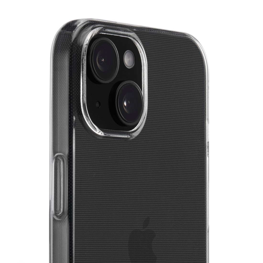Hama Handyhülle »Handyhülle „Always Clear“ für iPhone 15 (kratzfest, ohne Vergilben)« Apple iPhone 15 Anti-Rutsch-Oberfläche und bezogene Seitentasten