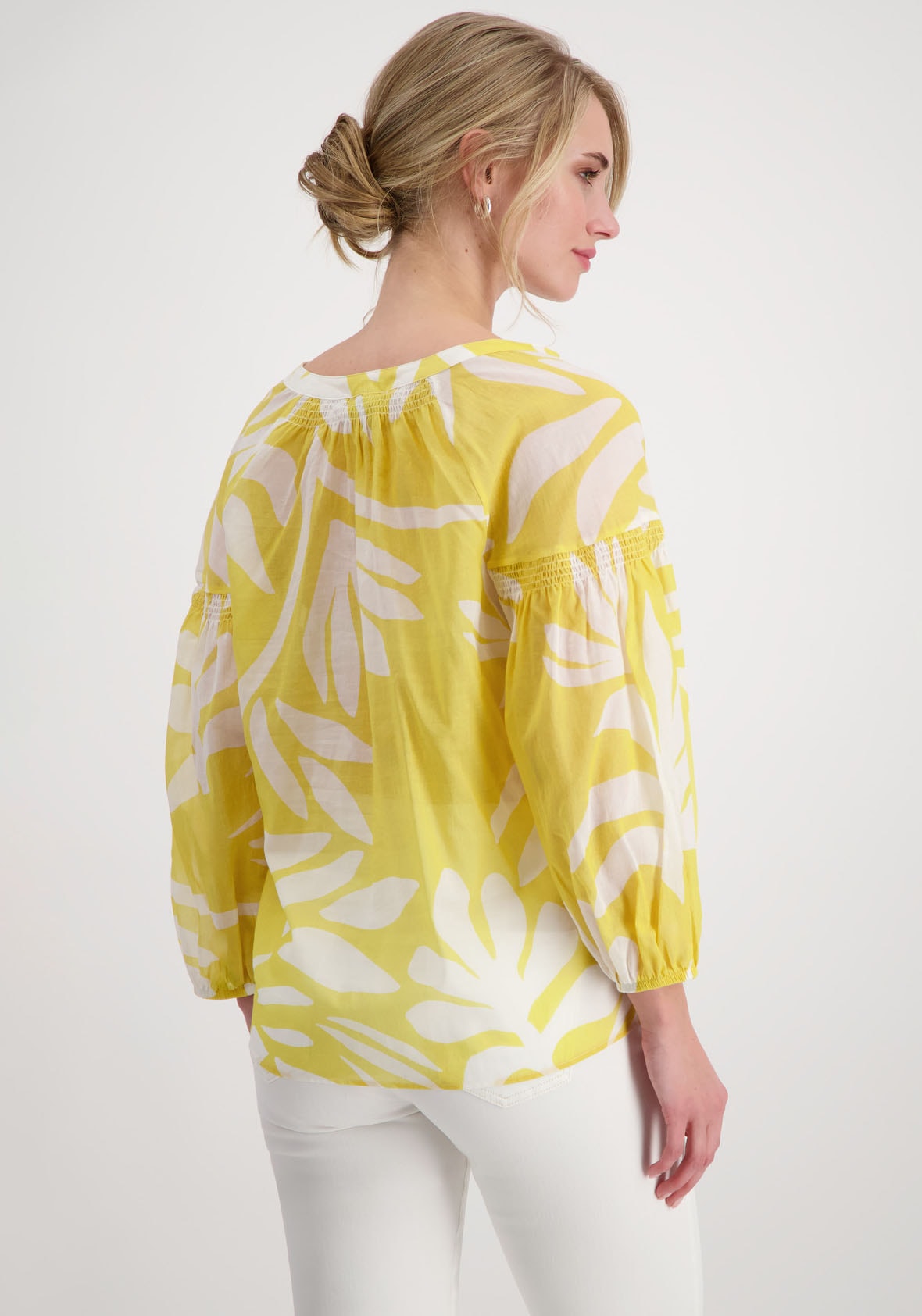 Monari Schlupfbluse, mit Tropicalprint