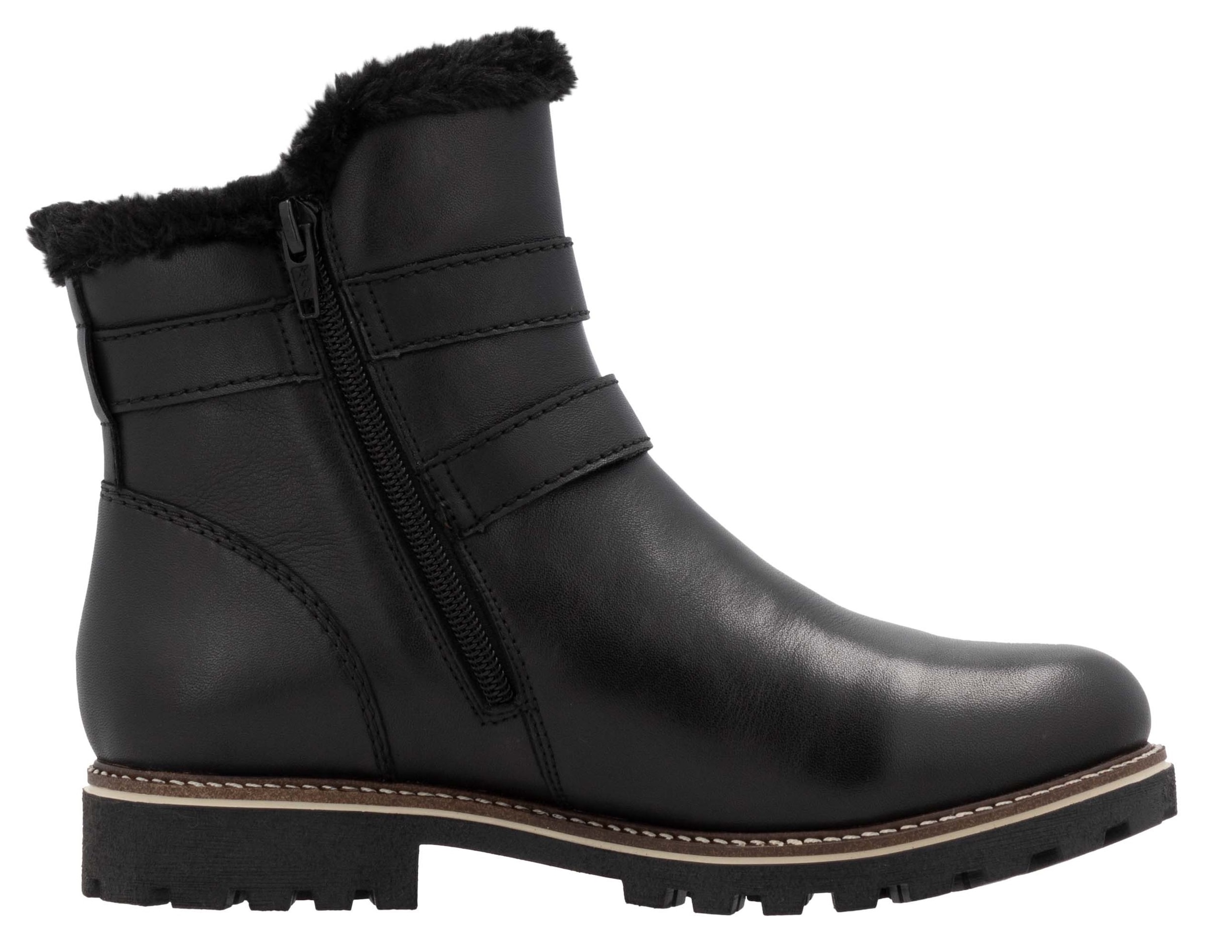 Remonte Winterboots, Blockabsatz, Winterstiefelette, Outdorrschuh mit TEX-Membran