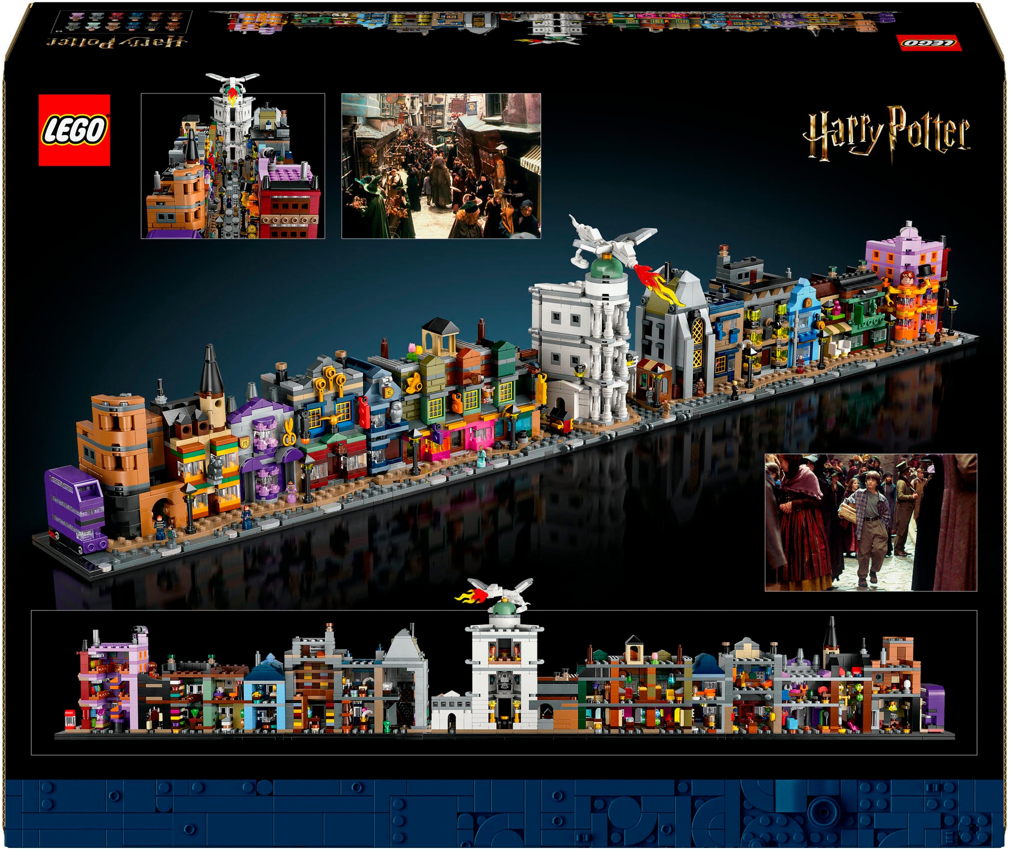 LEGO® Konstruktionsspielsteine »Die Zauberläden der Winkelgasse™ (76444), LEGO Harry Potter™«, (2750 St.), Made in Europe