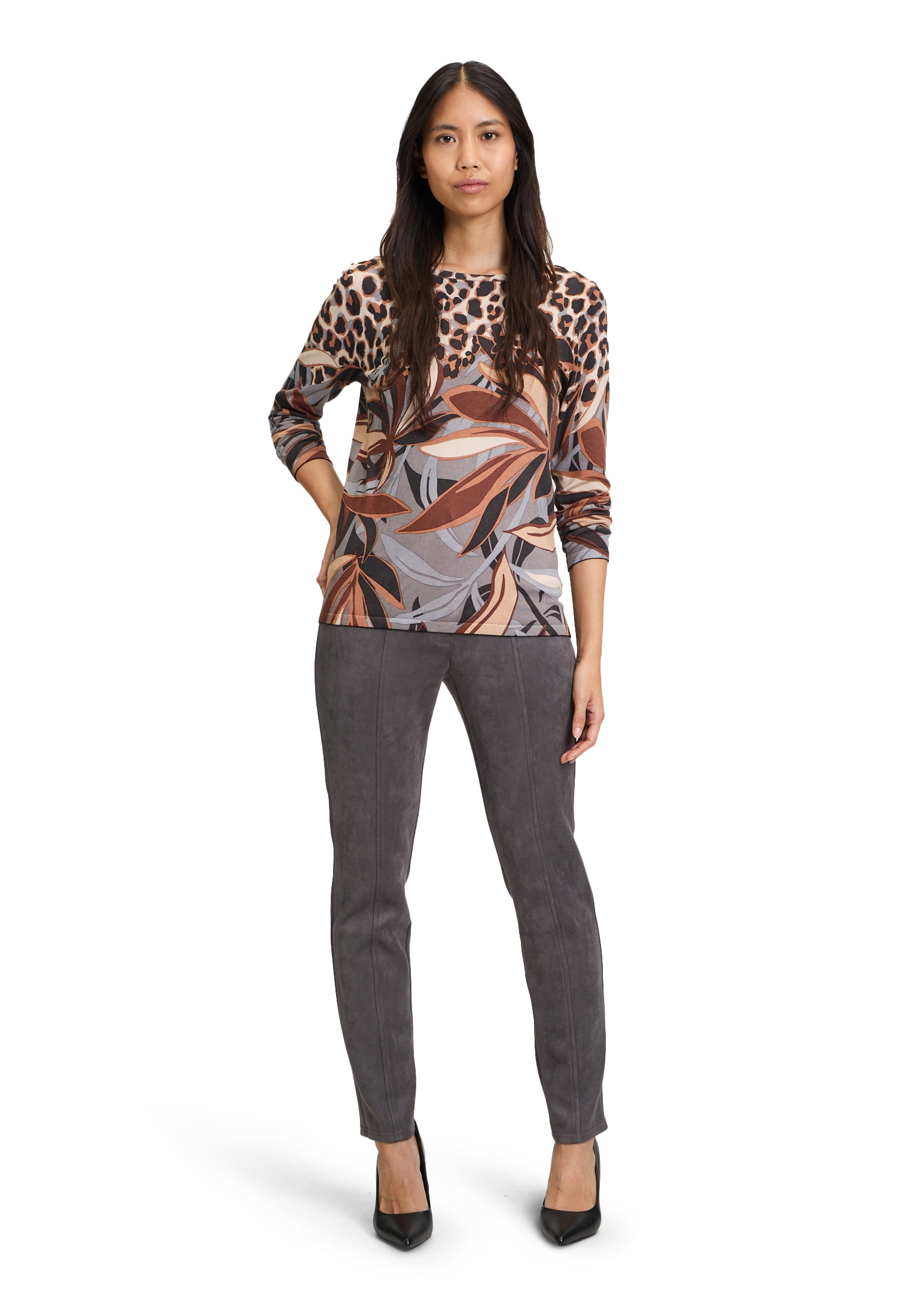 Betty Barclay Rundhalspullover »Feinstrickpullover mit Aufdruck«