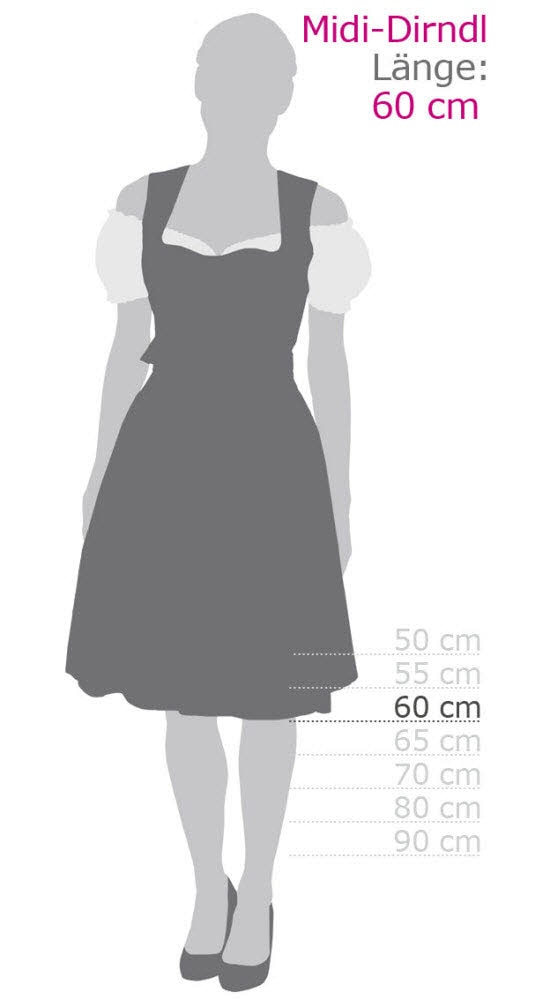 Nübler Trachtenkleid »Dirndl midi Liana«