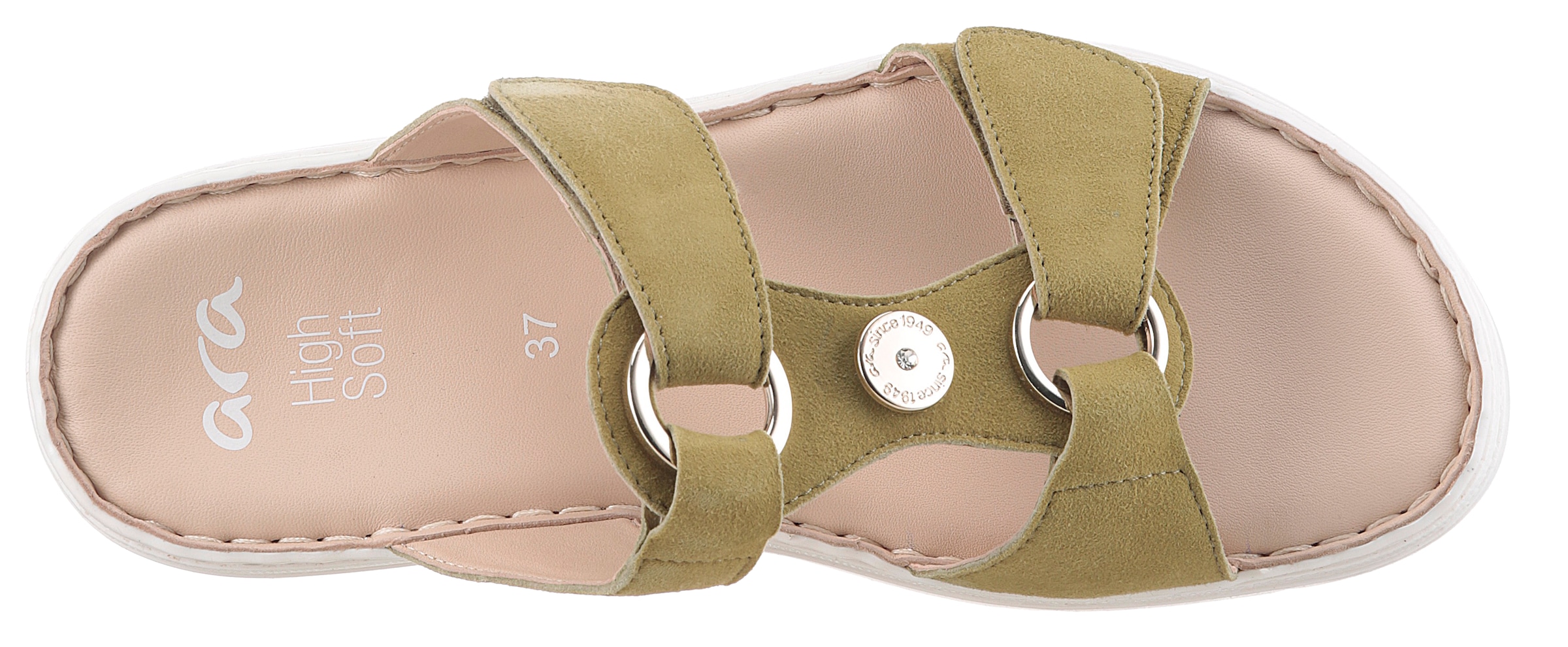 Ara Pantolette »LA PALMA«  , Sandale, Klettschuh in Schuhweite G (= weit)