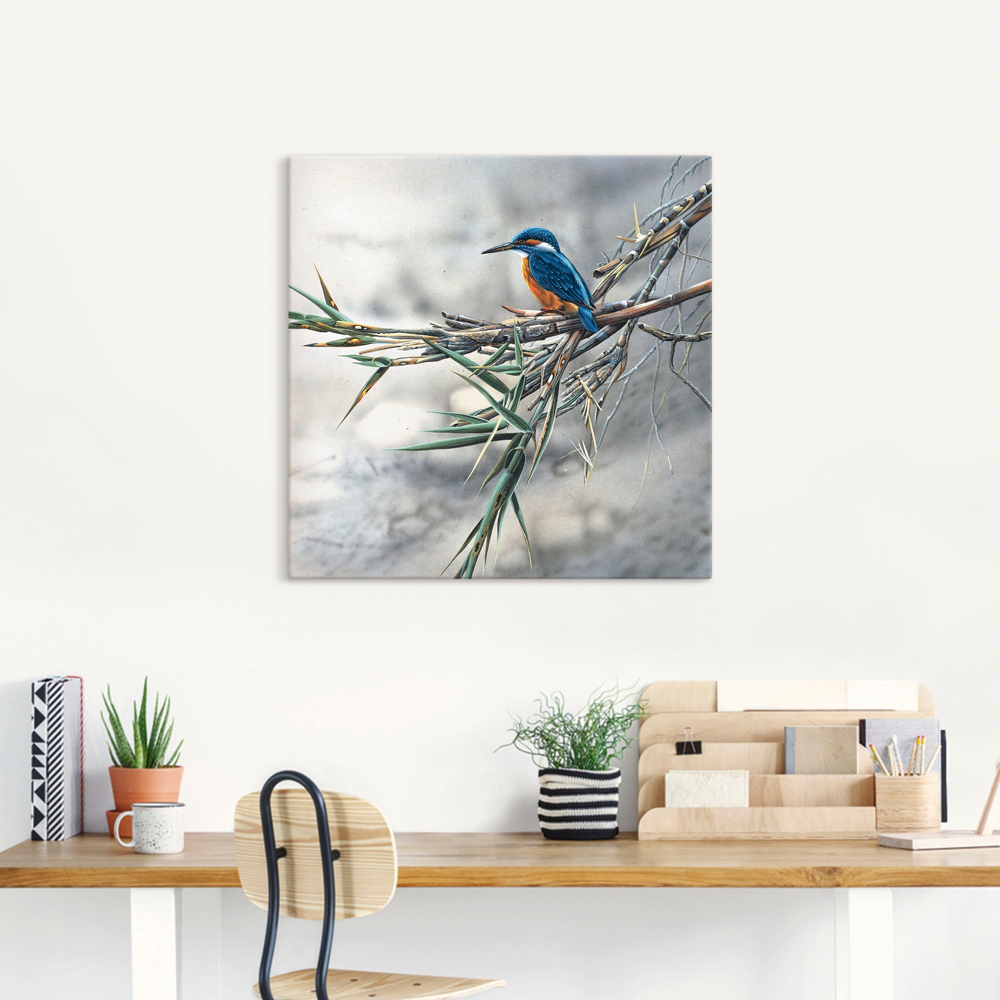 Artland Wandbild »Eisvogel I« Vögel 1 Stk. tlg. als Leinwandbild, Poster in verschied. Größen