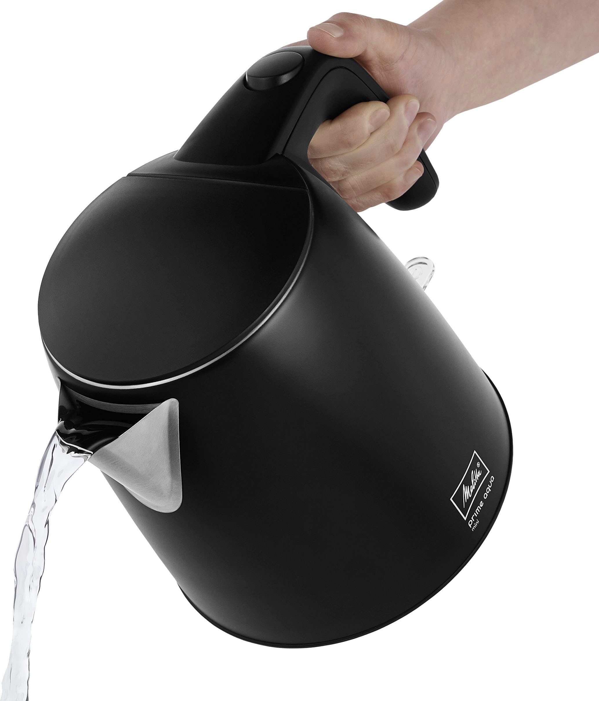 Melitta Wasserkocher »Prime Aqua Mini Black Edition«, 1,0 l, 2200 W
