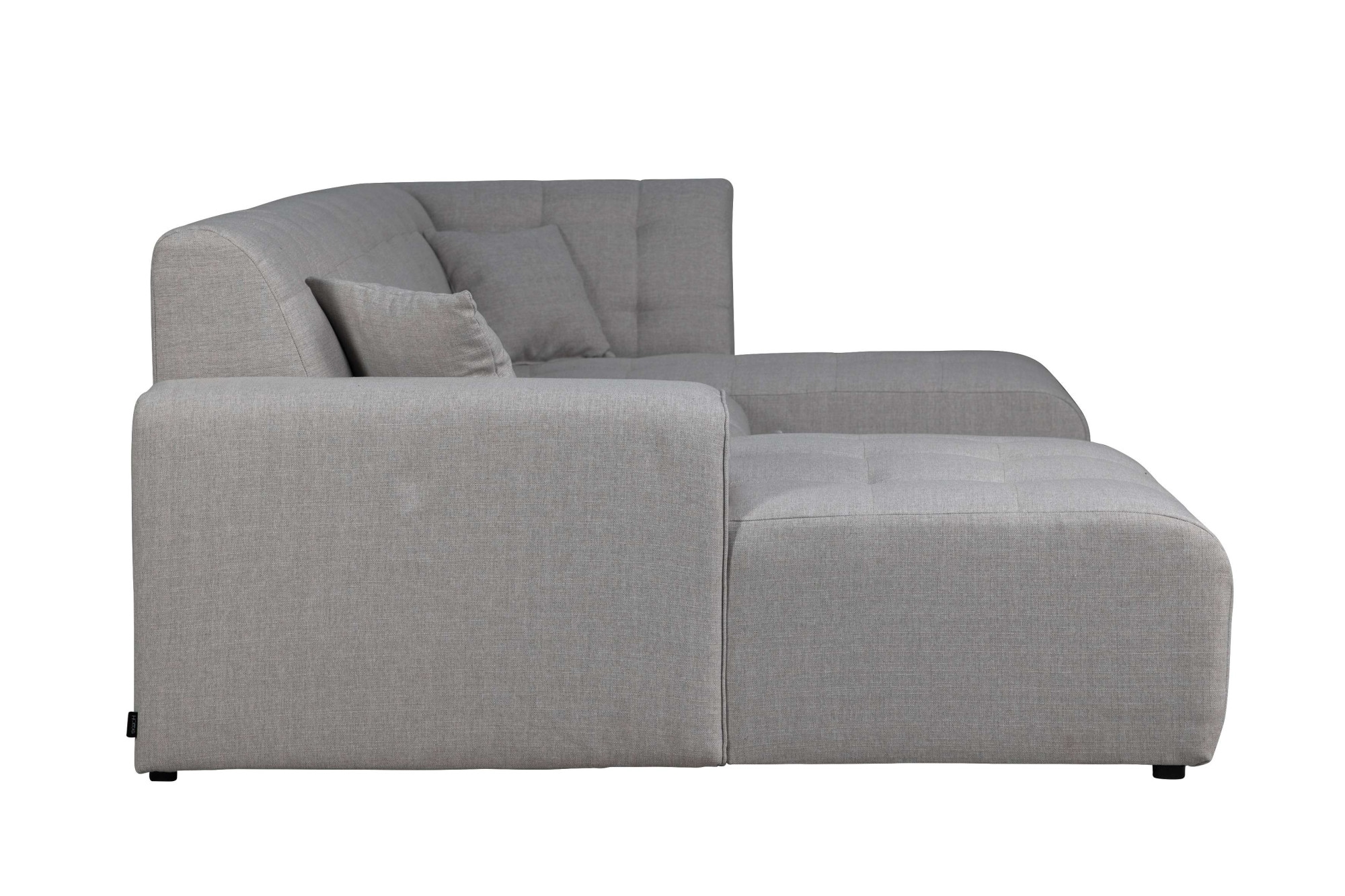 Home affaire Wohnlandschaft »Nosia U-Form«, incl. 2 Zierkissen, mit feiner Steppung