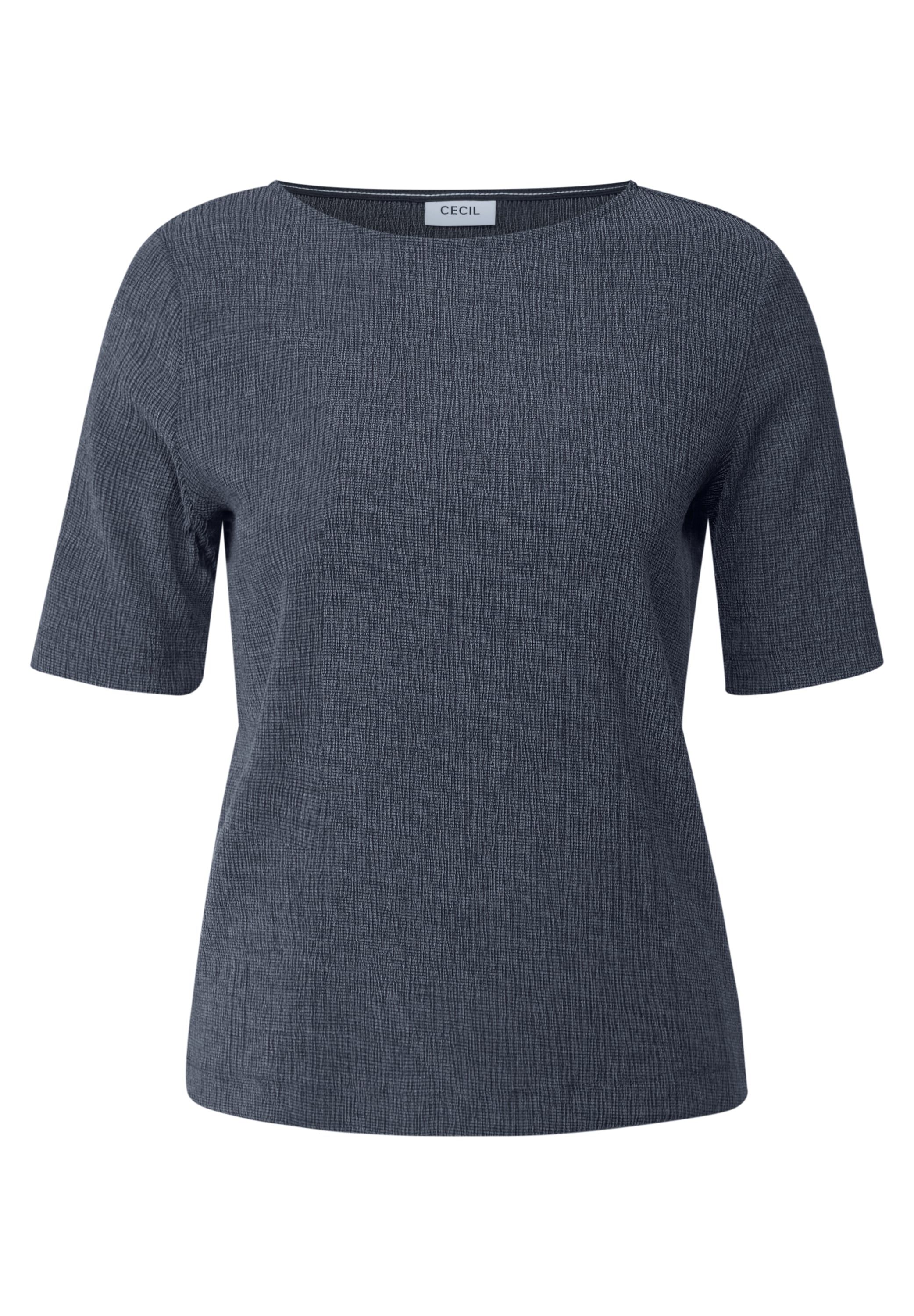 Cecil T-Shirt, mit feiner Crepe-Struktur