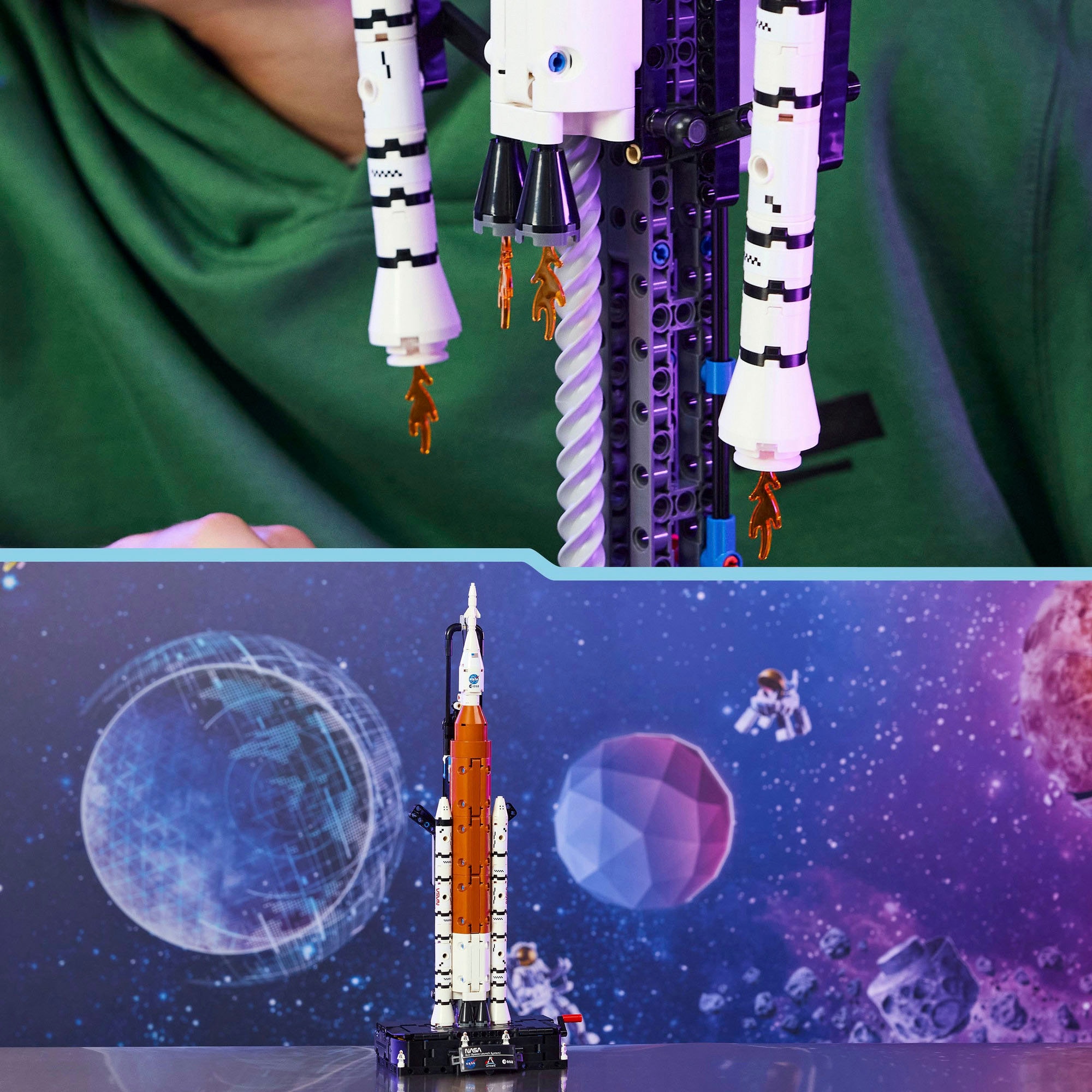 LEGO® Konstruktionsspielsteine »NASA Artemis SLS-Schwerlastrakete (42221), LEGO Technic« Made in Europe