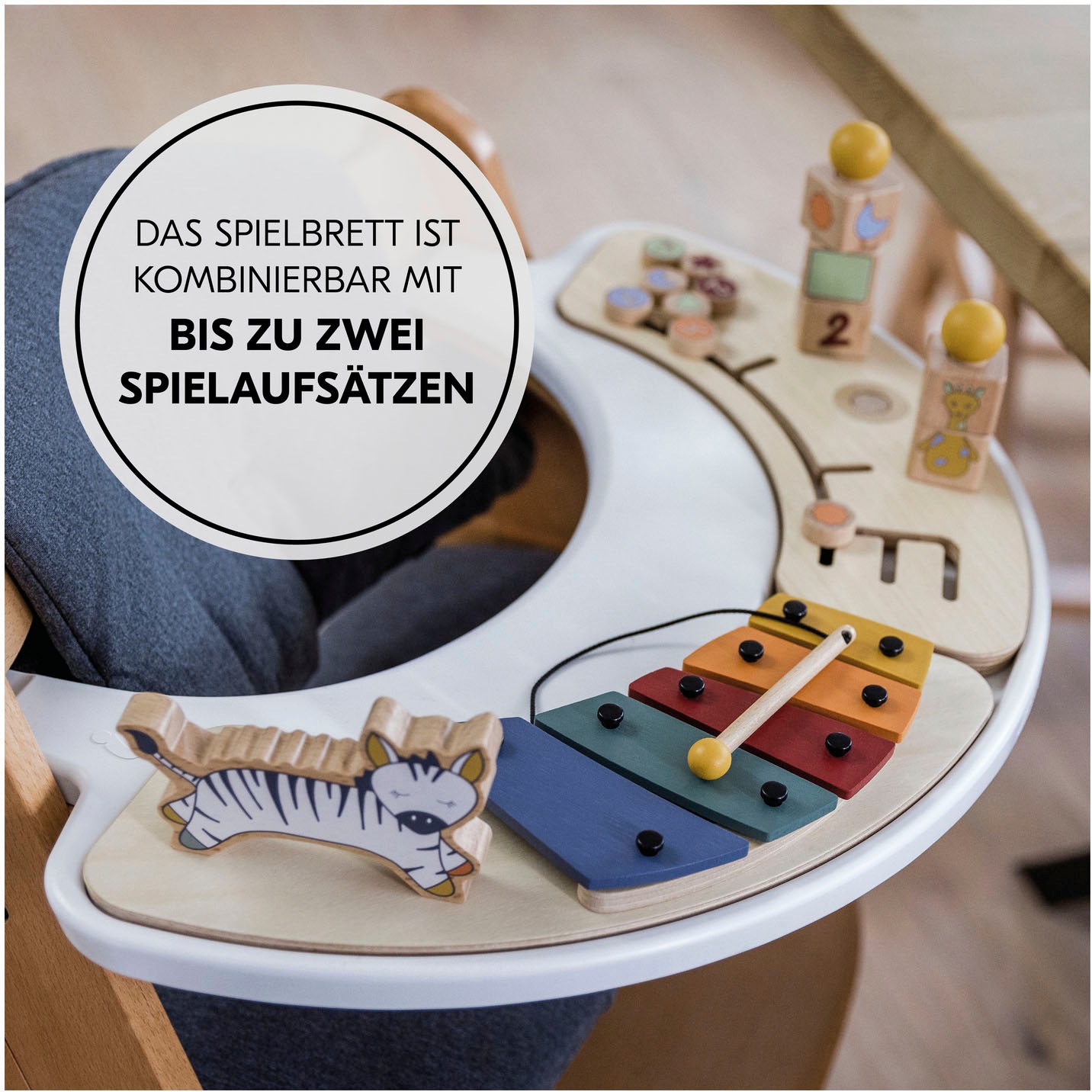 Hauck Spielzeug-Musikinstrument »Play Music Zebra«, FSC® - schützt Wald - weltweit