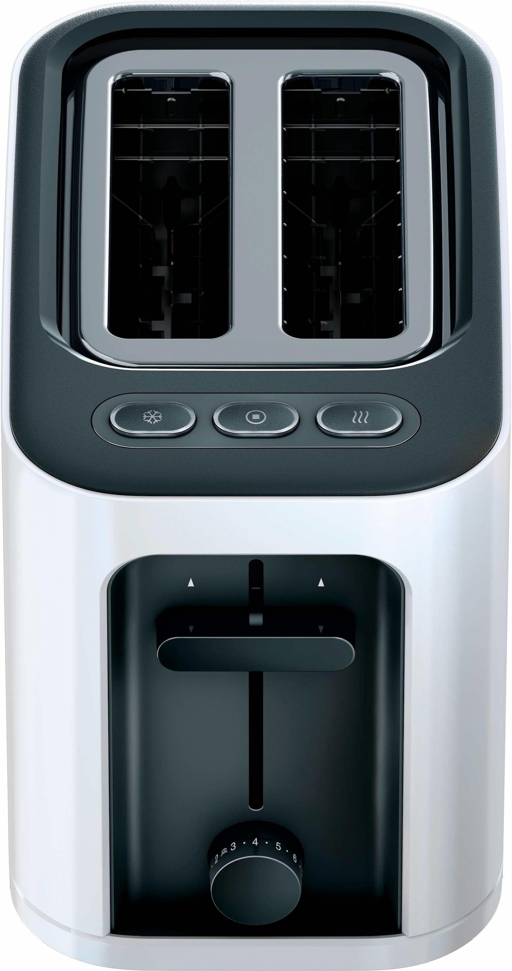 Braun Toaster »HT 3010 WH«, 2 kurze Schlitze, für 2 Scheiben, 1000 W mit 3  Jahren XXL Garantie