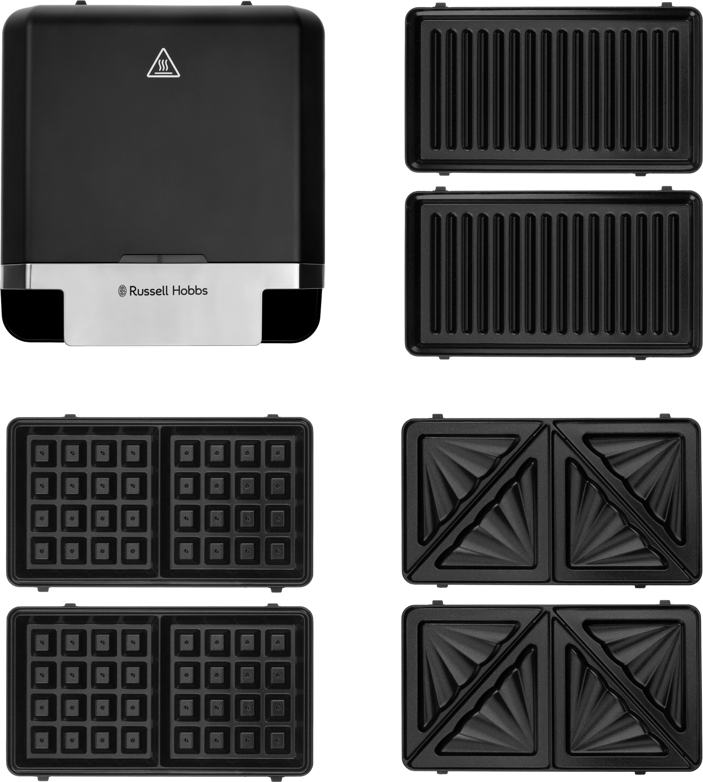 RUSSELL HOBBS 3-in-1-Sandwichmaker »Creations 28690-56« 820 W Inkl. Sandwich-, Waffel-& Grillplatten