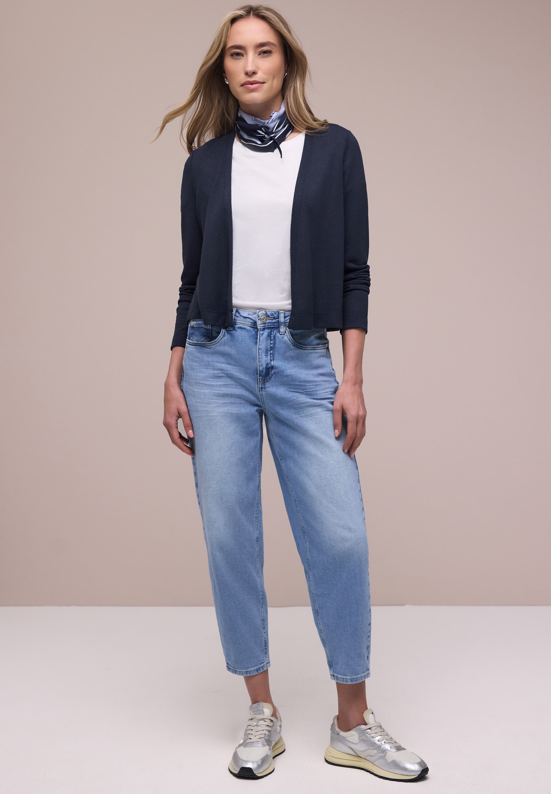 STREET ONE Strickjacke »Style Nette« in offener Passform