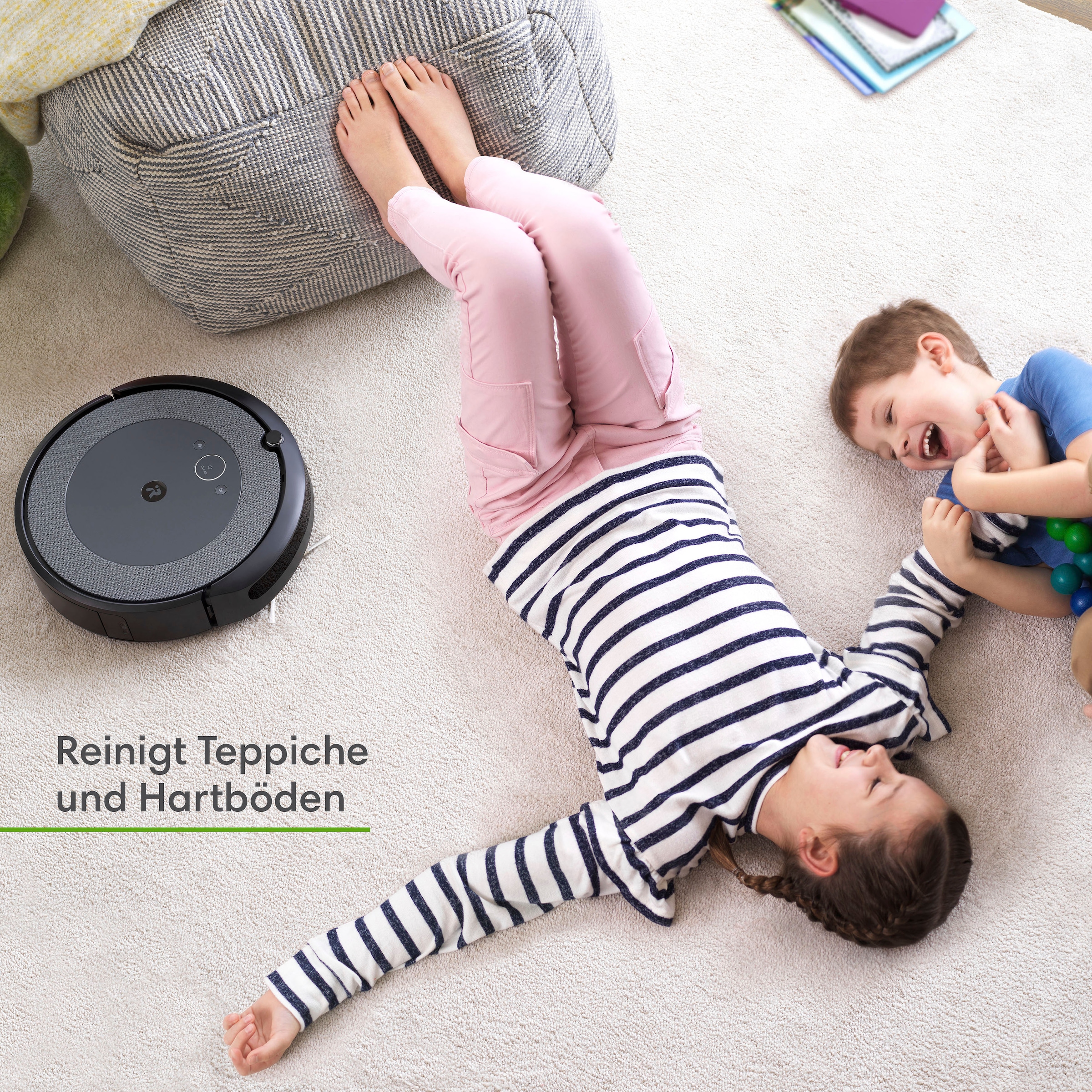 iRobot Saugroboter »Roomba® Autom. XXL 3 Absaugstation App-/Sprachsteuerung, i3+ (i3558)«, mit Jahren Garantie