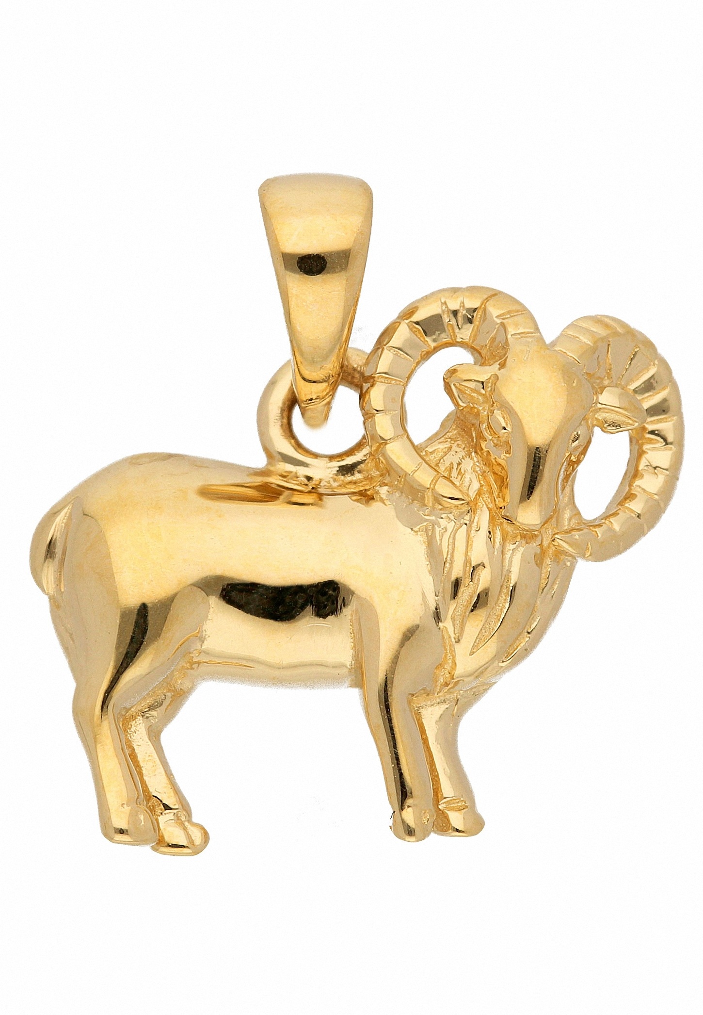 Adelia´s Sternzeichenanhänger »585 Gold Sternzeichen Anhänger Widder«
