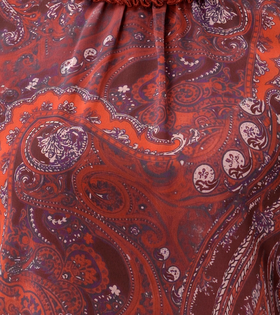 Aniston CASUAL Schlupfbluse mit großflächigen, trendfarbenen Paisley-Muster - NEUE KOLLEKTION