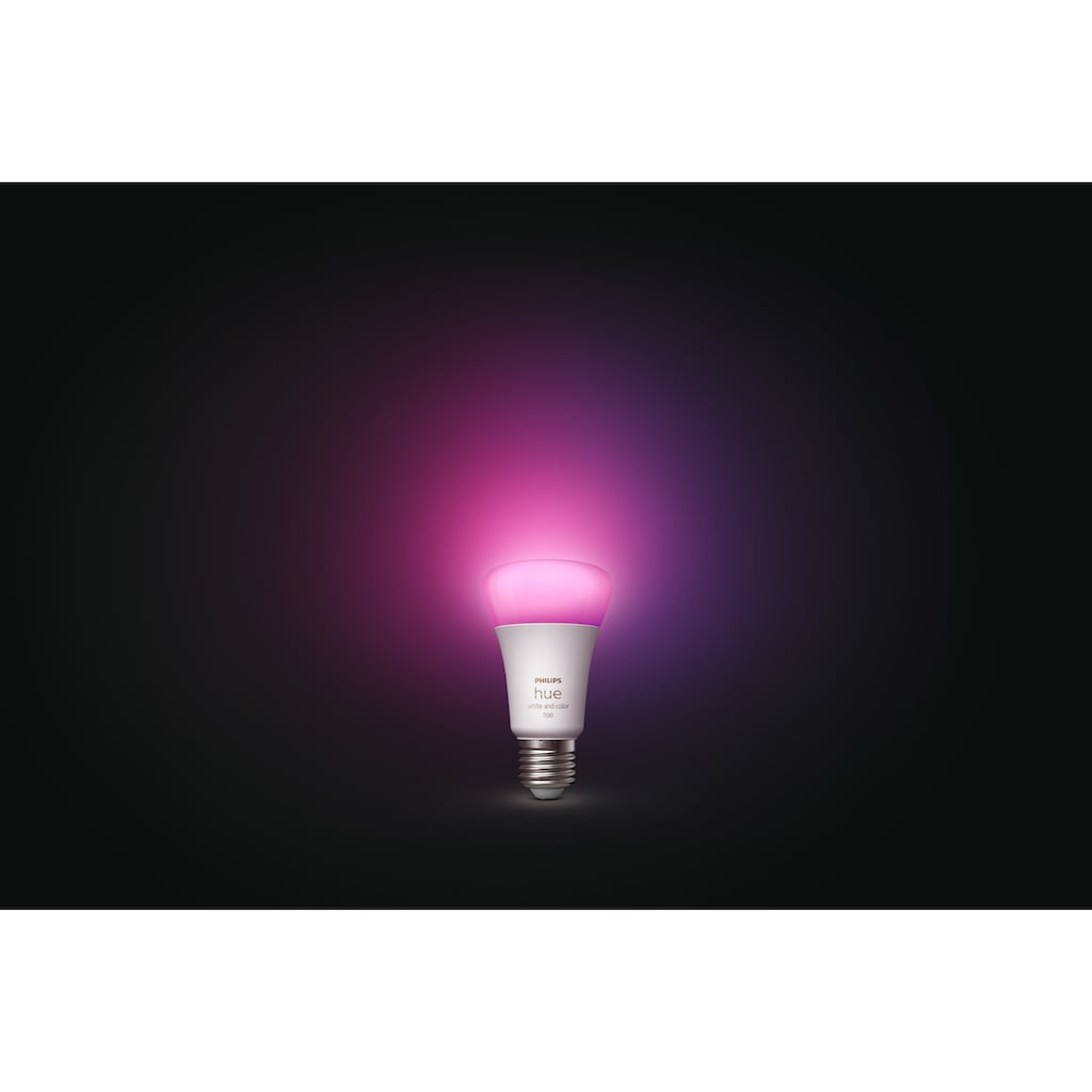 Philips Hue Smarte LED-Leuchte »White & Col. Amb. E27 Einzelpack 1100«